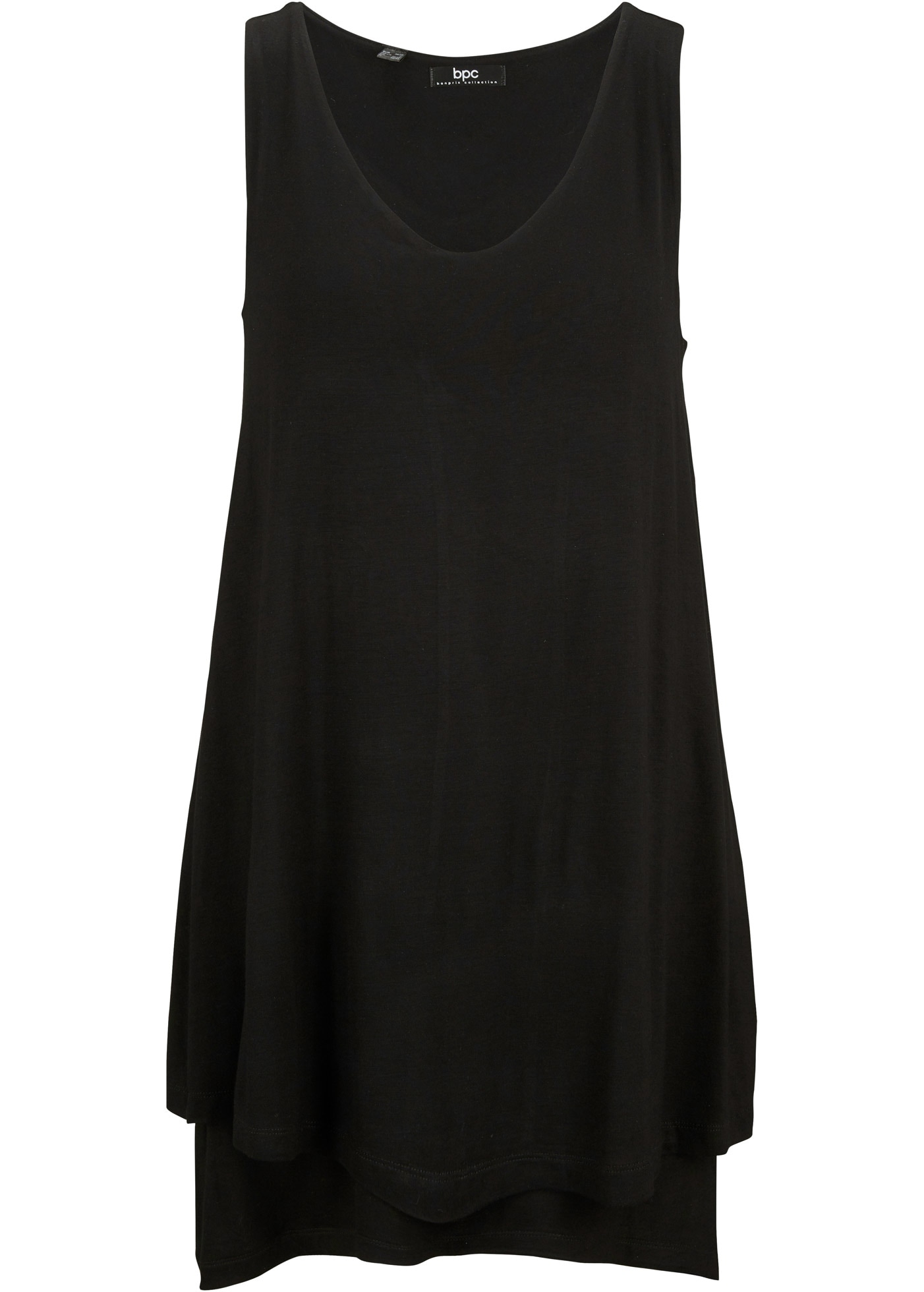 bonprix Longtop »Doppellagiges Long-Top aus Viskose-Mix«, Doppellagiges Long-Top aus Viskose-Mix
