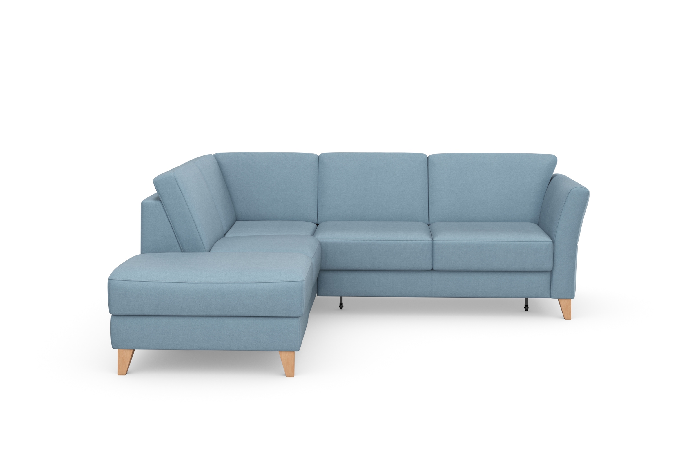 sit&more Ecksofa »Visby L-Form«, Wahlweise mit Bettfunktion und Stauraum, f günstig online kaufen