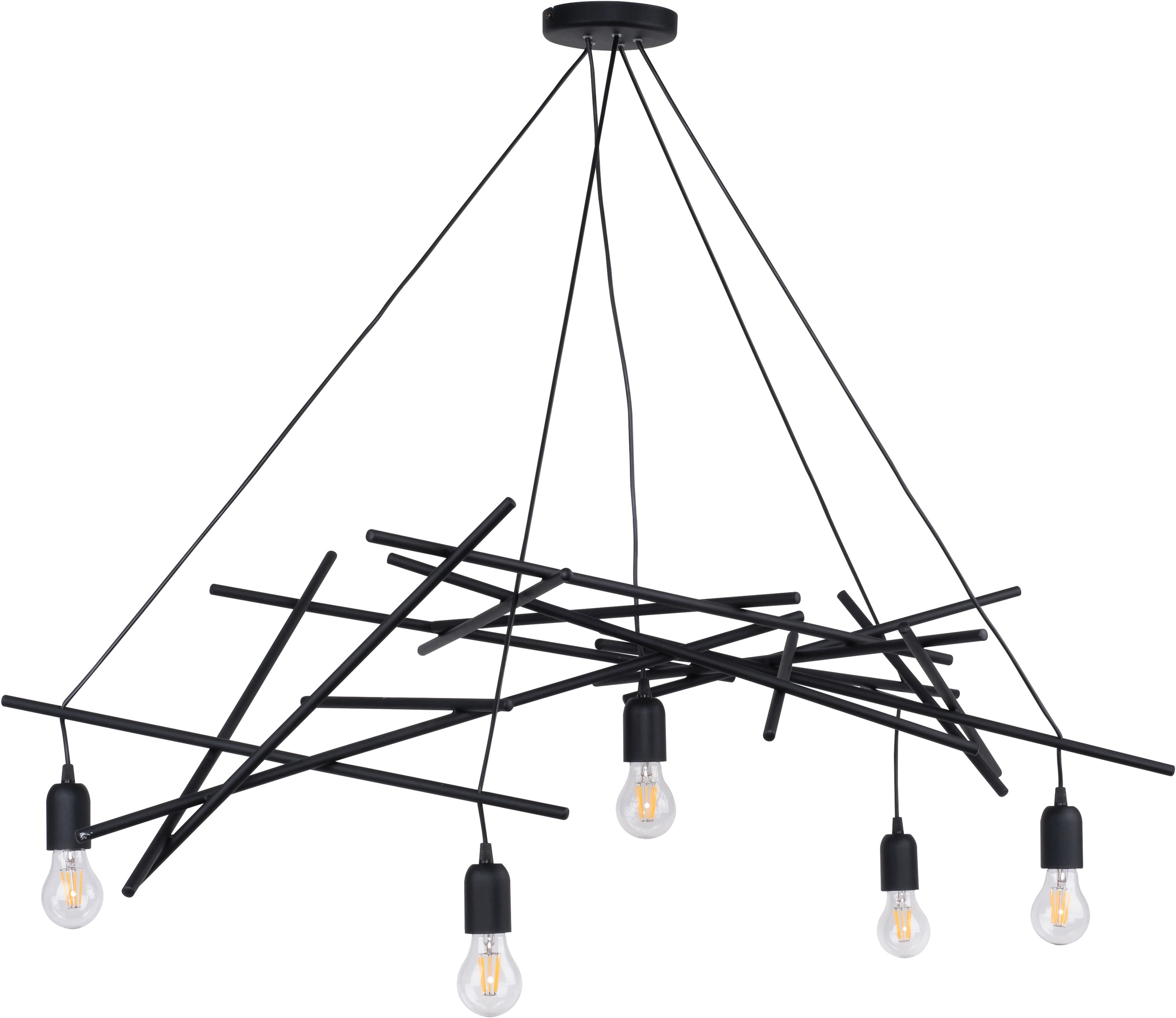 SPOT Light Pendelleuchte »GLENN«, 5 flammig, Leuchtmittel E27   ohne Leucht günstig online kaufen