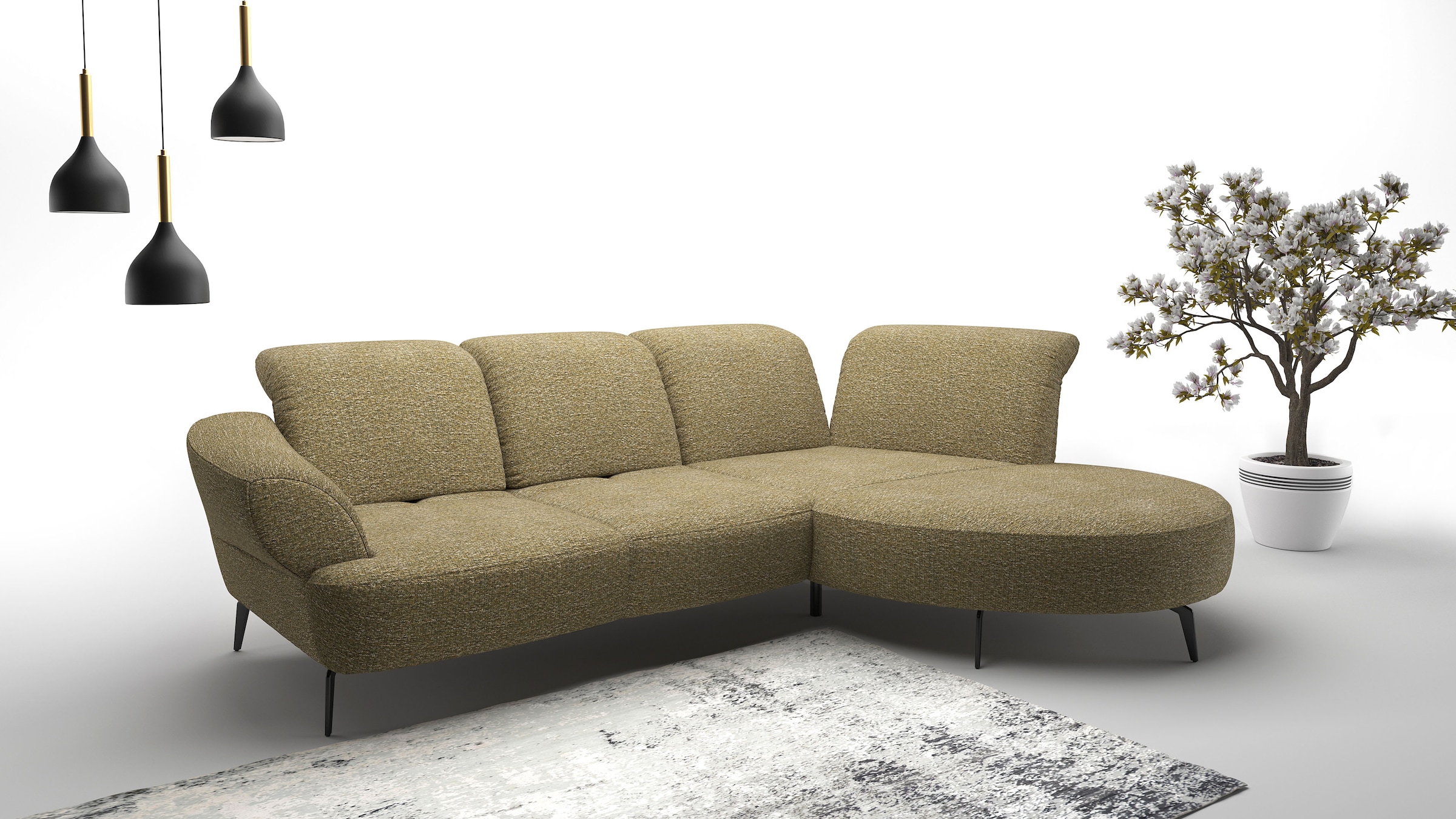 sit&more Ecksofa »Dance, L-Form, inkl. Sitztiefenverstellung« inkl. Click&S günstig online kaufen
