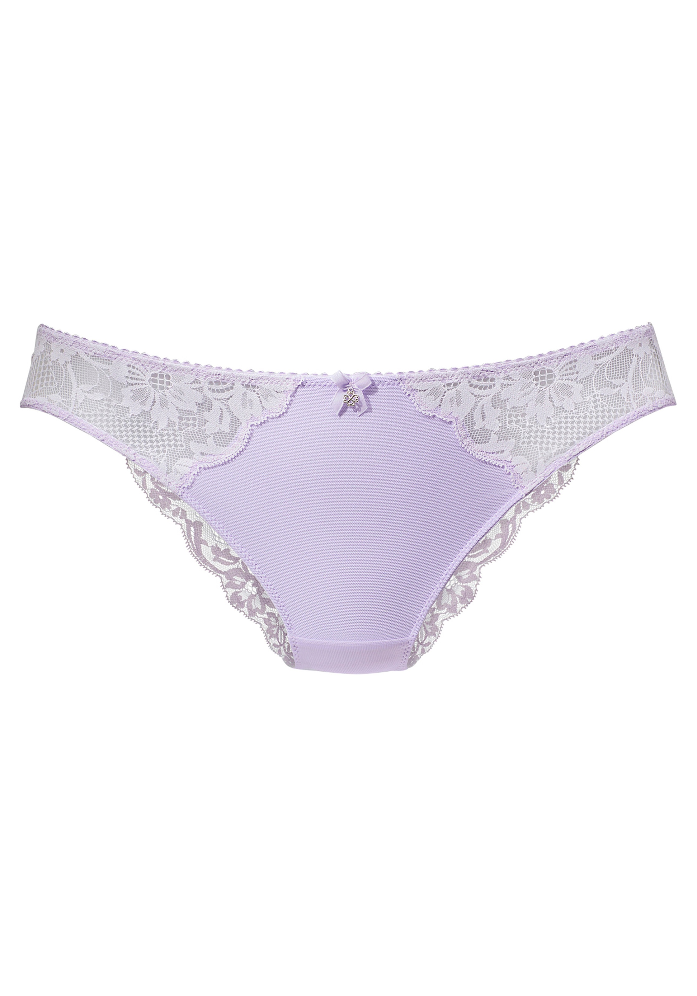 LASCANA Tanga, aus floraler Spitze in dezent transparenter Optik