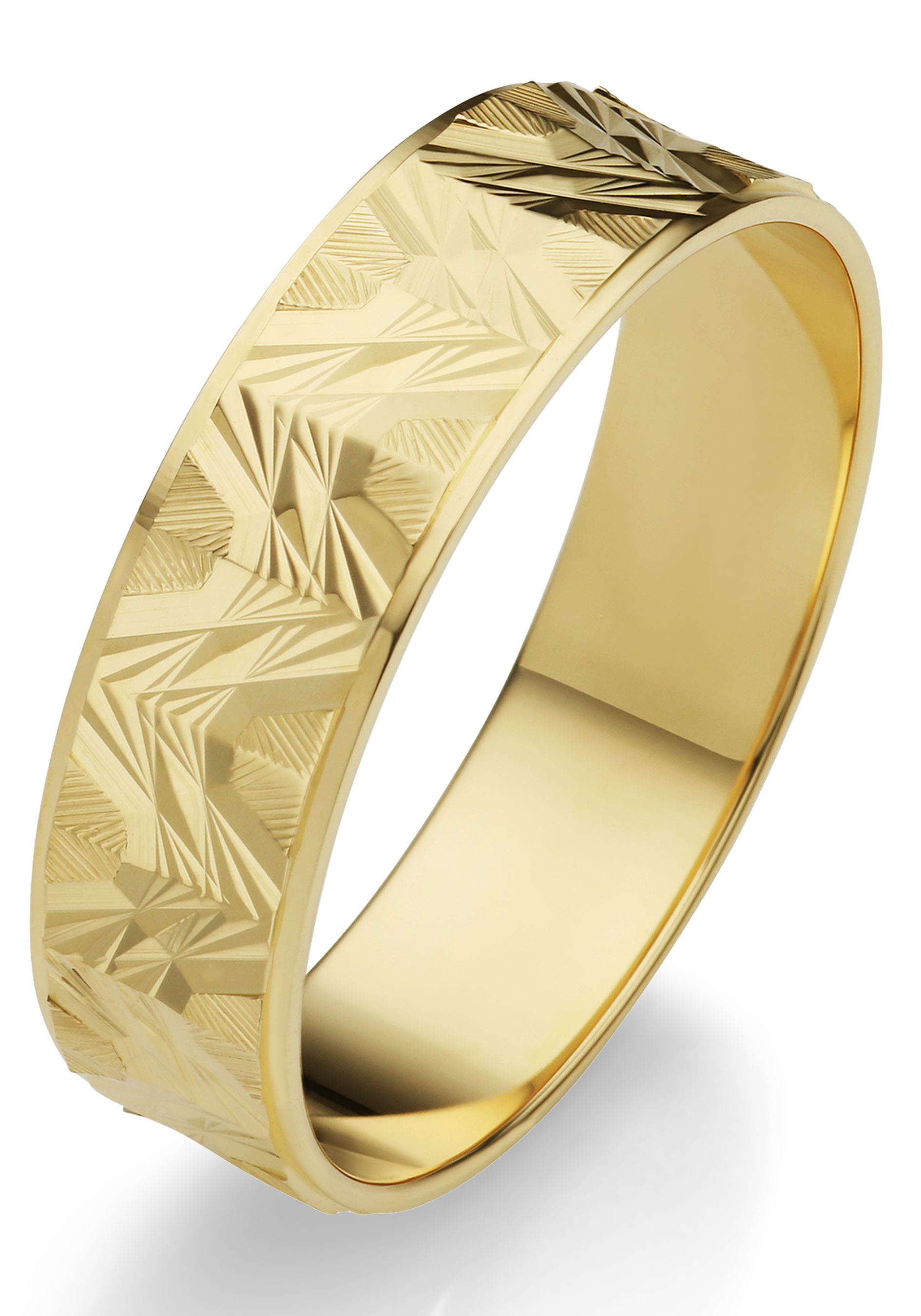 Firetti Trauring »Schmuck Geschenk Gold 375 Hochzeit Ehering "LIEBE"«, Made in Germany