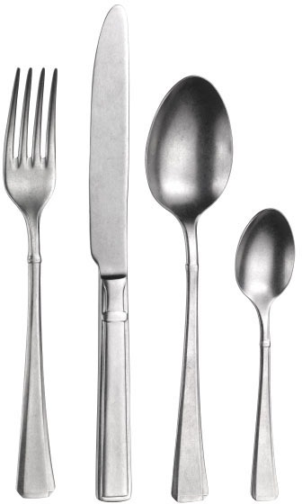 PINTINOX Besteck-Set »Leonardo« Optik stonewashed günstig online kaufen