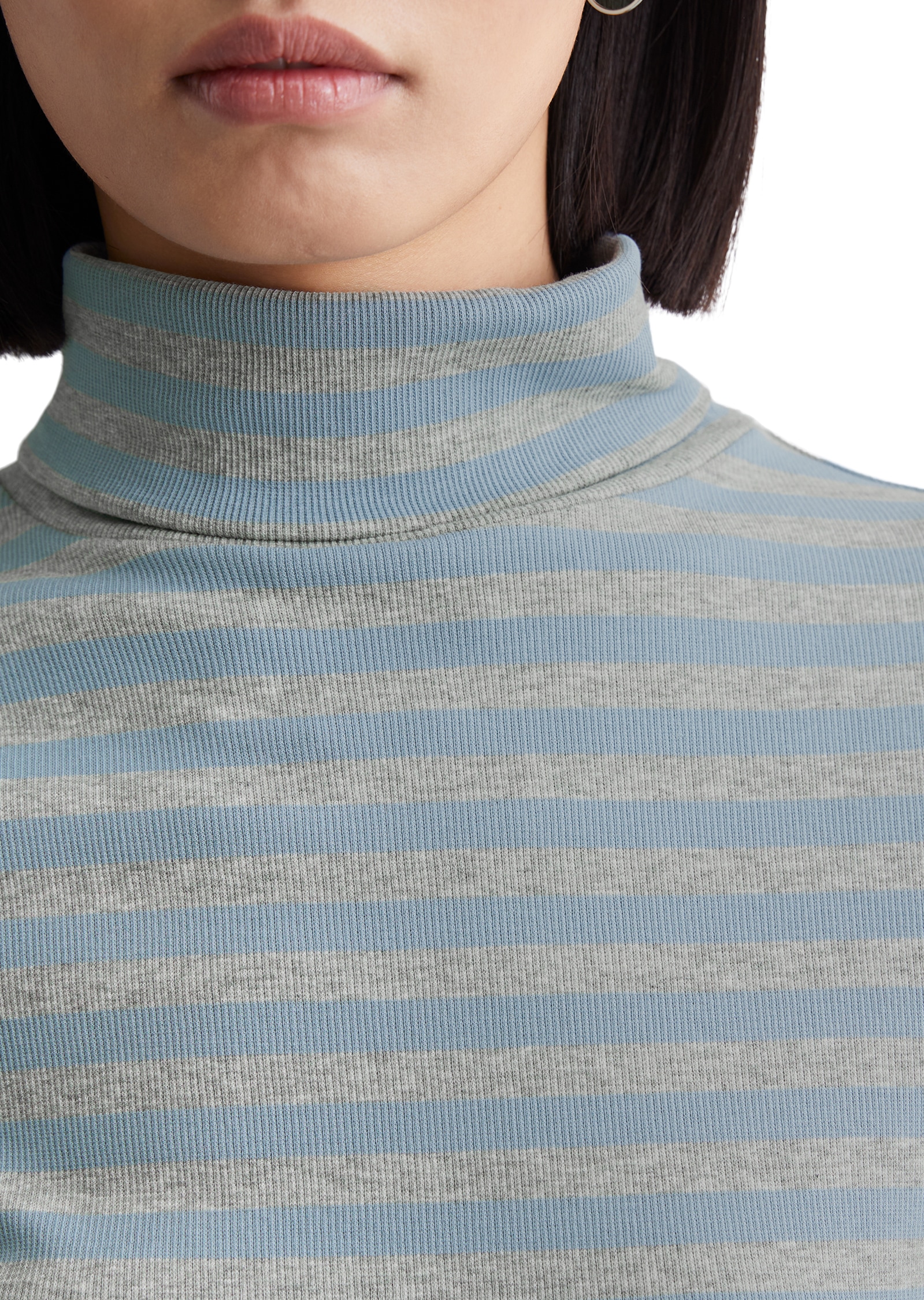 Marc O'Polo DENIM Langarmshirt, mit Rollkragen