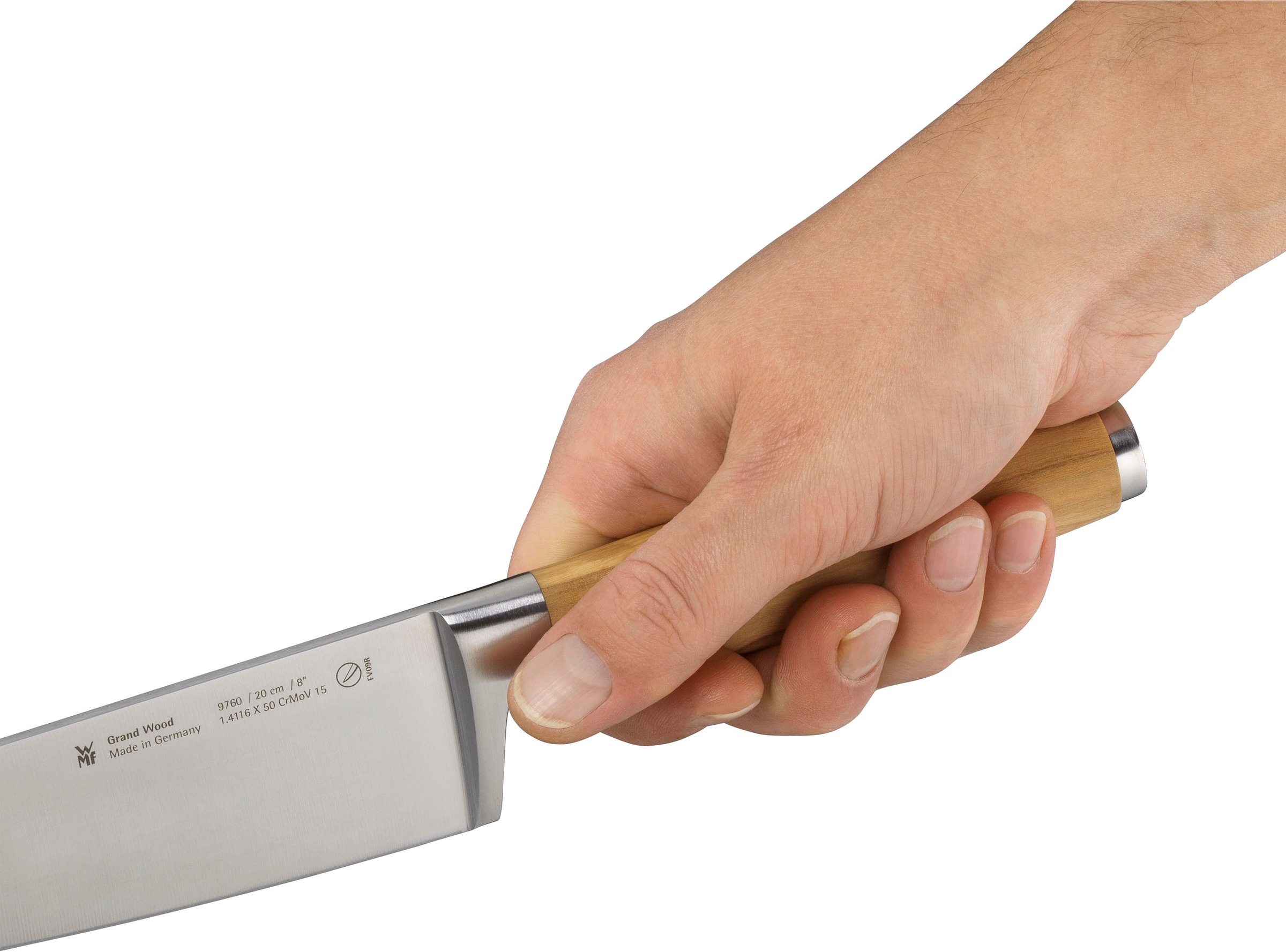 WMF Messer-Set »Grand Wood« 3-teilig, Olivenholzgriffe, Spezialklingenstahl günstig online kaufen