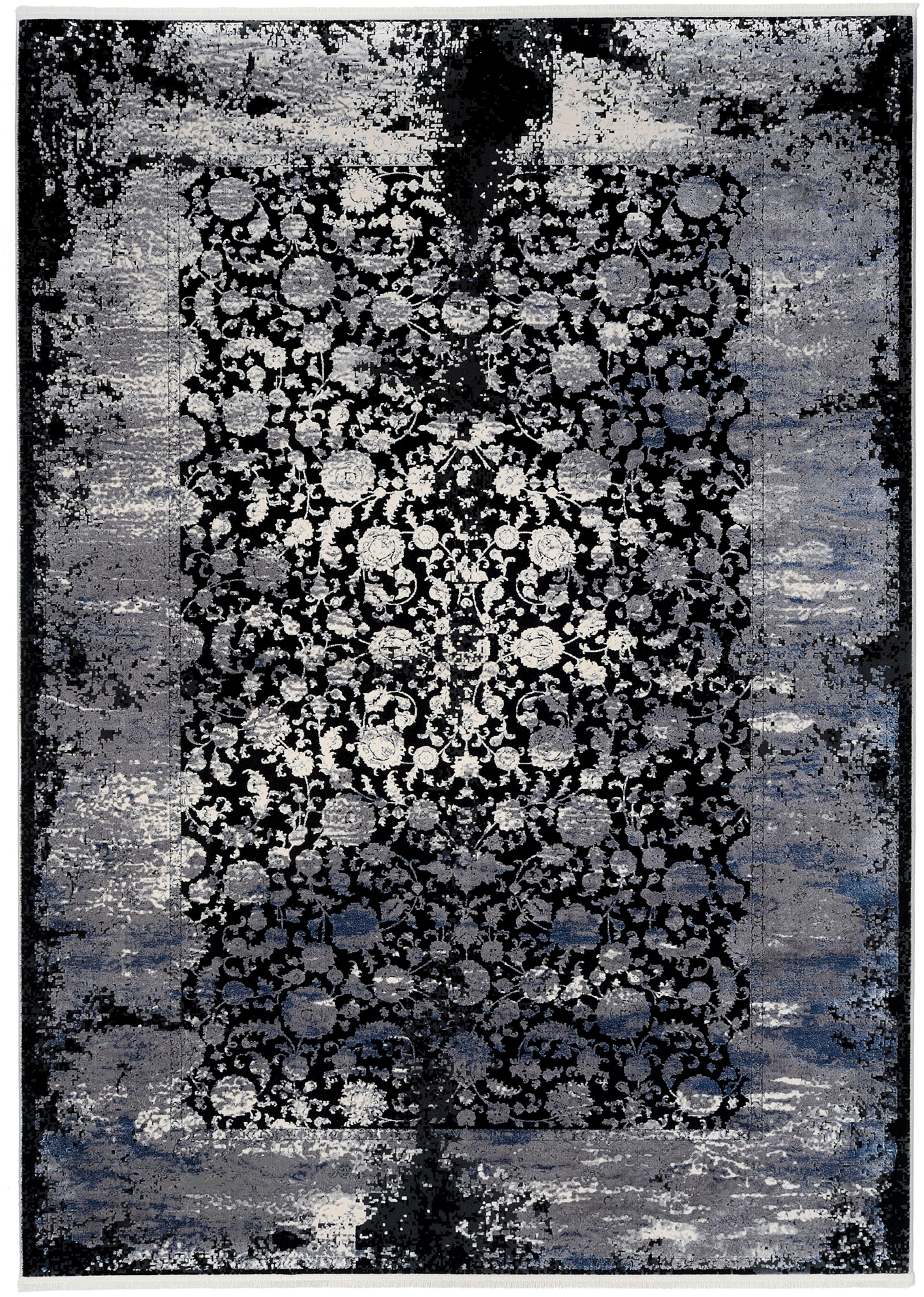 Musterring Teppich »COLORADO FLOWER«, rechteckig, 5 mm Höhe, exclusive MUSTERRING DELUXE COLLECTION hochwertig gekettelt Fransen