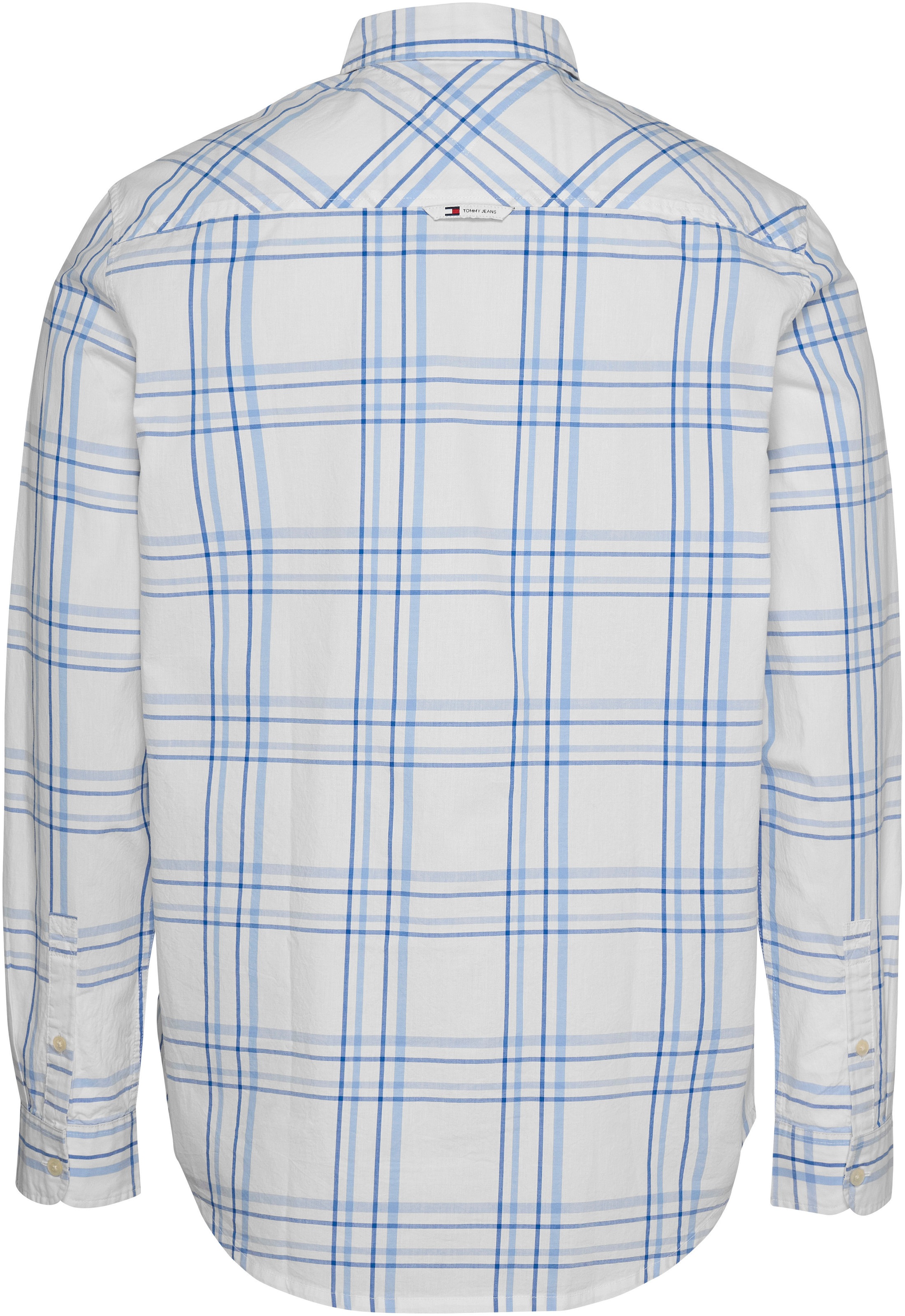 Tommy Jeans Langarmhemd »TJM REG POPLIN CHECK SHIRT«