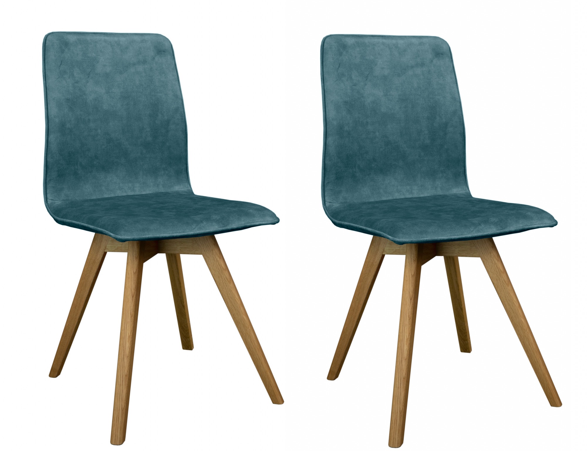 andas Esszimmerstuhl »Rania«, (Set), 2 St., Samtvelours, Massivholzgestell, günstig online kaufen