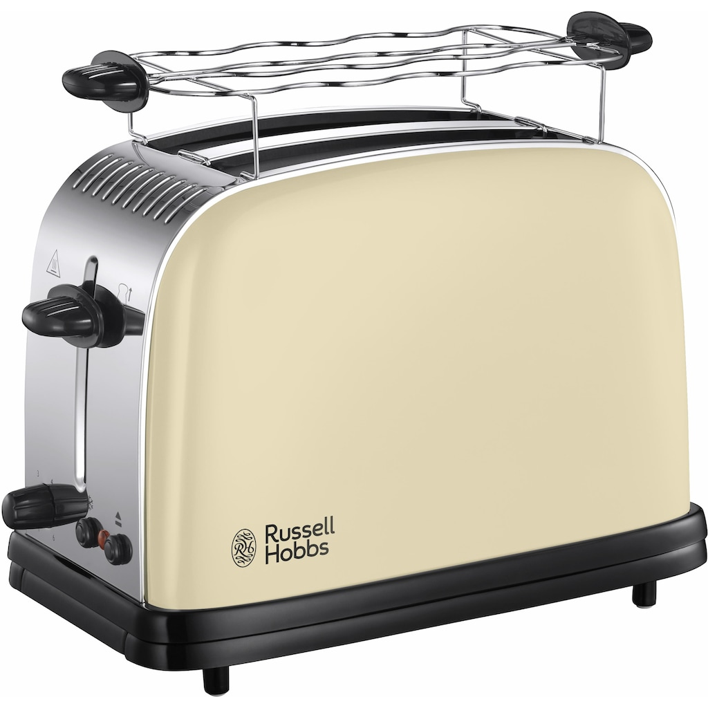 RUSSELL HOBBS Toaster »Colours Plus+ Classic Cream 23334-56«, 2 kurze Schlitze, 1670 W