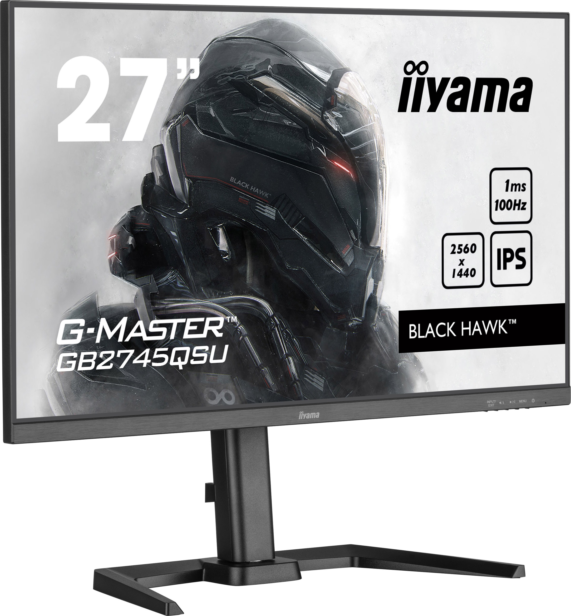 Iiyama Gaming-Monitor »G2745QSU«, 68,5 cm/27 Zoll, 2560 x 1440 px, WQHD, 1 ms Reaktionszeit, 100 Hz