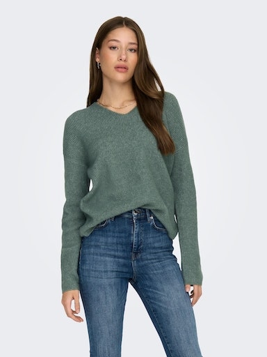 ONLY V-Ausschnitt-Pullover »ONLCAMILLA V-NECK L/S PULLOVER KNT NOOS«