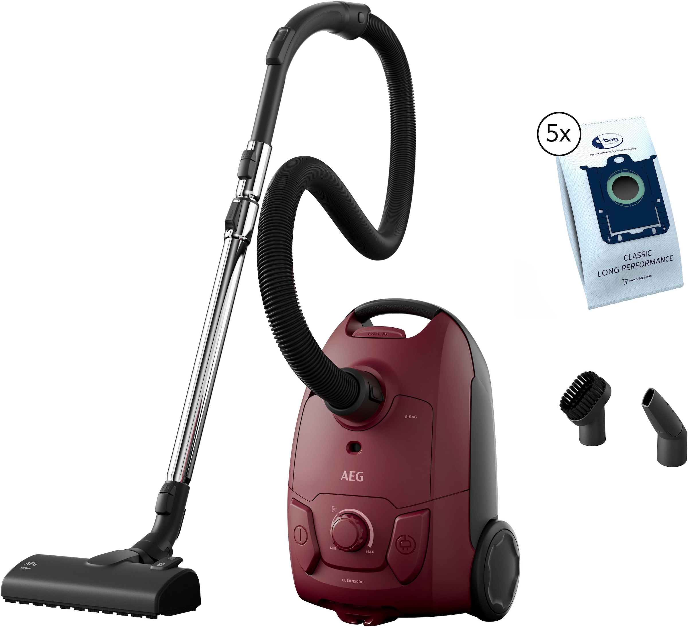 AEG Bodenstaubsauger »CLEAN 5000 (AB51C1DR5B)«, 750 W, mit Beutel, AllFloor günstig online kaufen