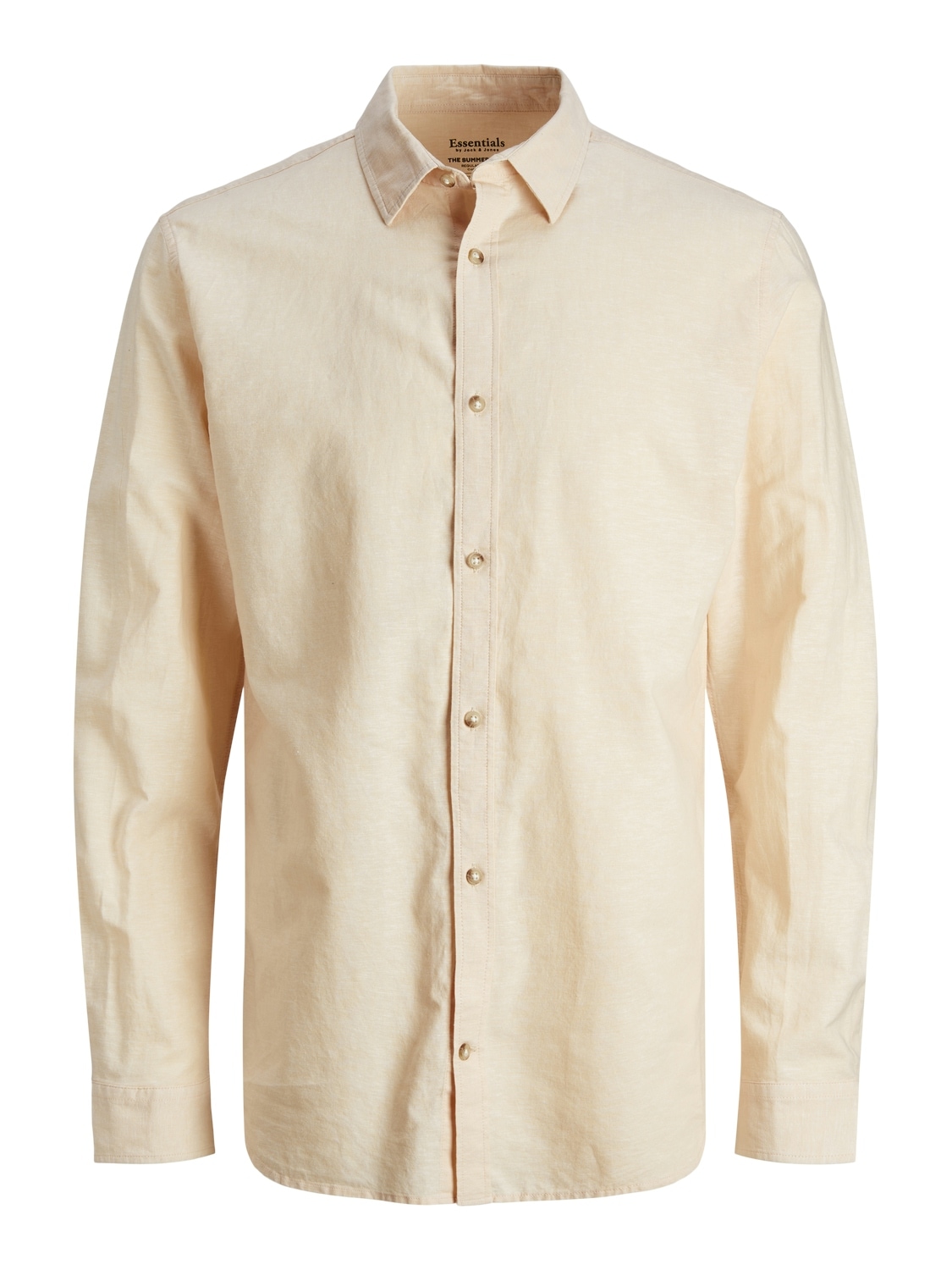 Jack & Jones Langarmhemd »JJESUMMER LINEN BLEND SHIRT LS SN«