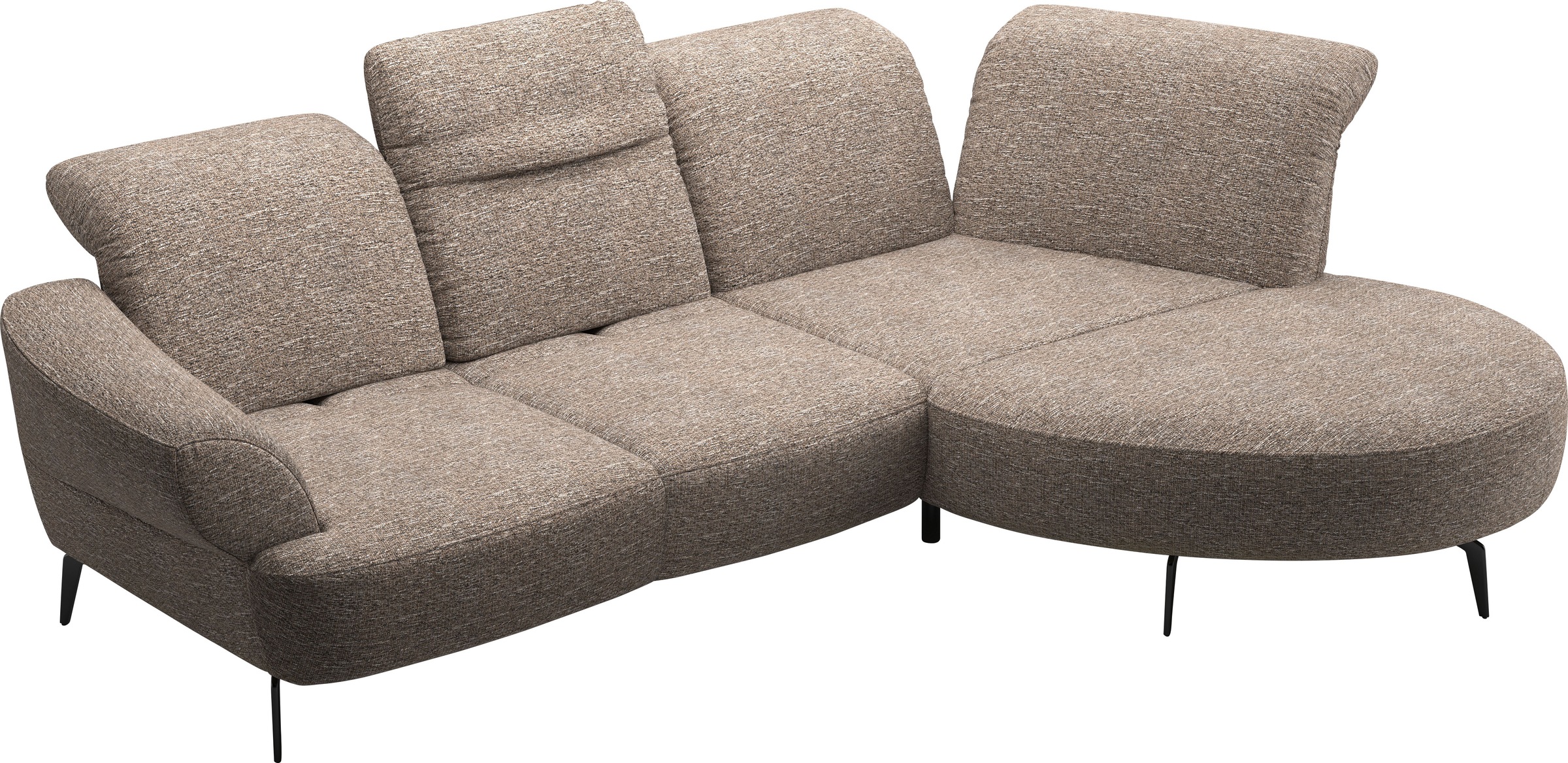 sit&more Ecksofa »Dance«, inkl.System Click&Seat und Sitztiefenverstellung