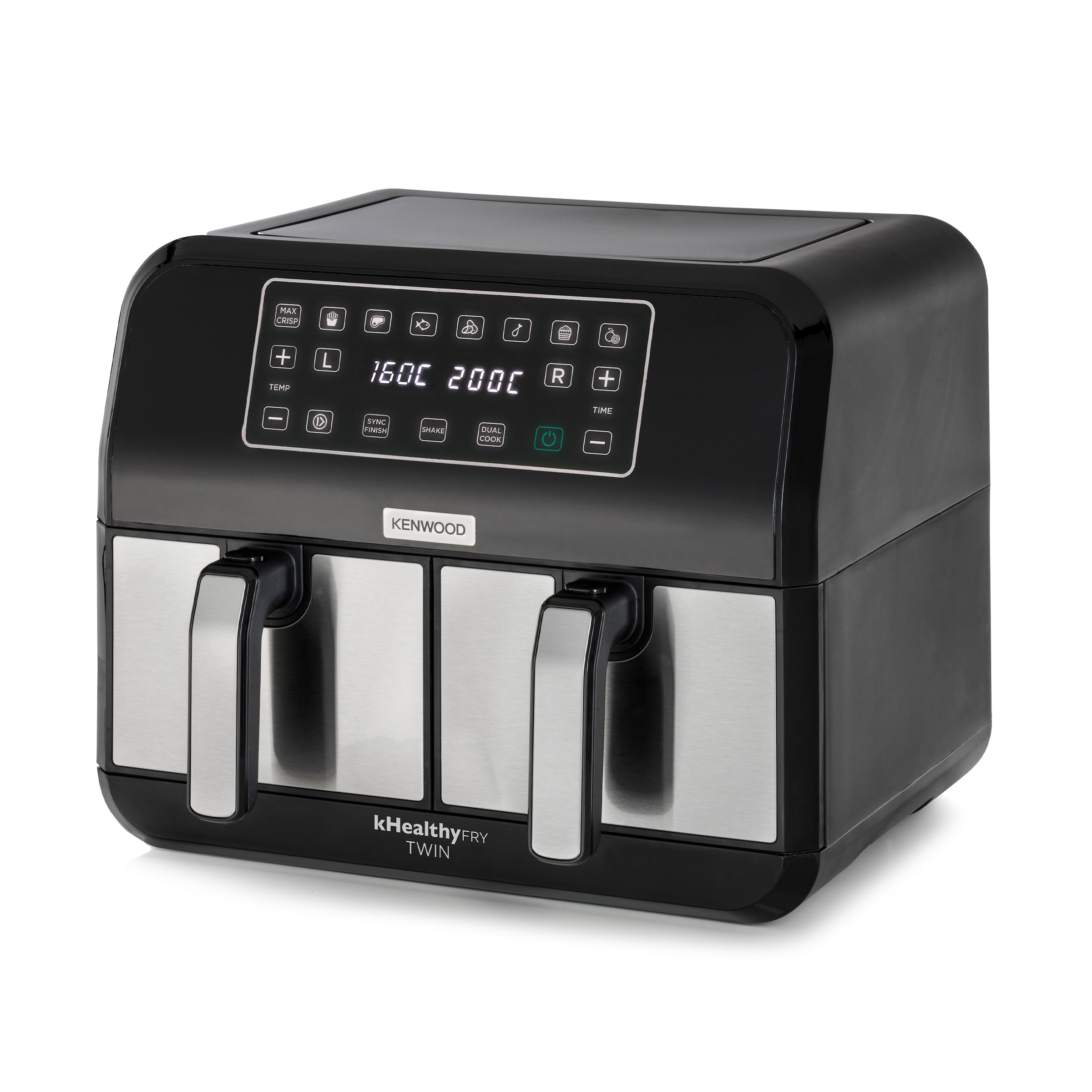 Kenwood Heißluftfritteuse HFM20.000MB schwarz Kunststoff B/H/L: ca. 38,5x31 günstig online kaufen