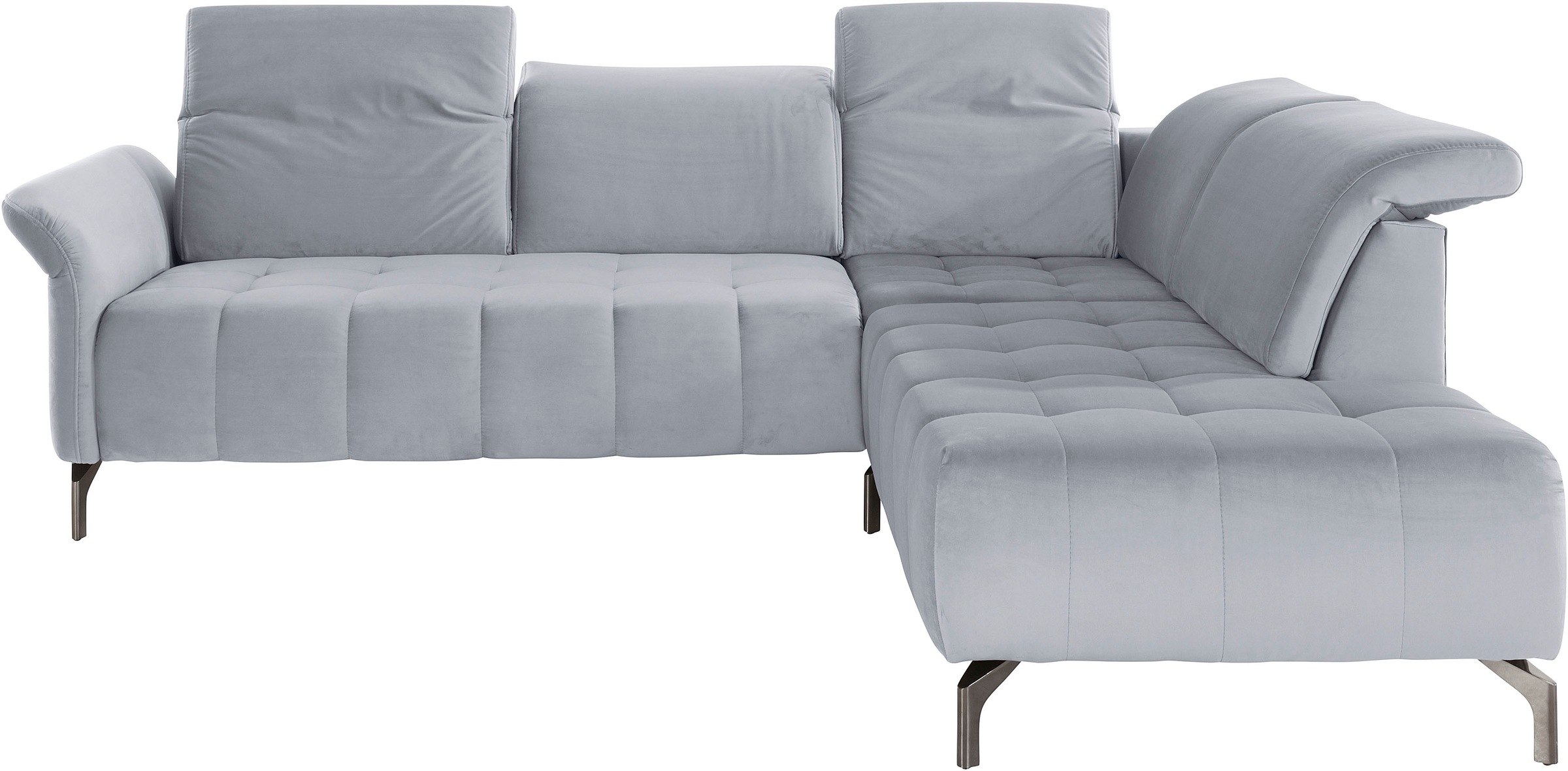 Home affaire Ecksofa »Fresh L-Form« Federkern, wahlweise Kopfteilverstellun günstig online kaufen