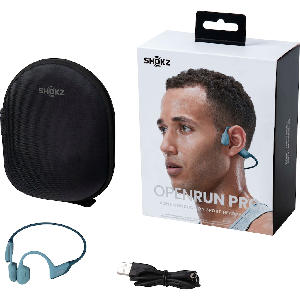 Shokz Sport-Kopfhörer »OpenRun Pro«, Bluetooth, Noise-Cancelling