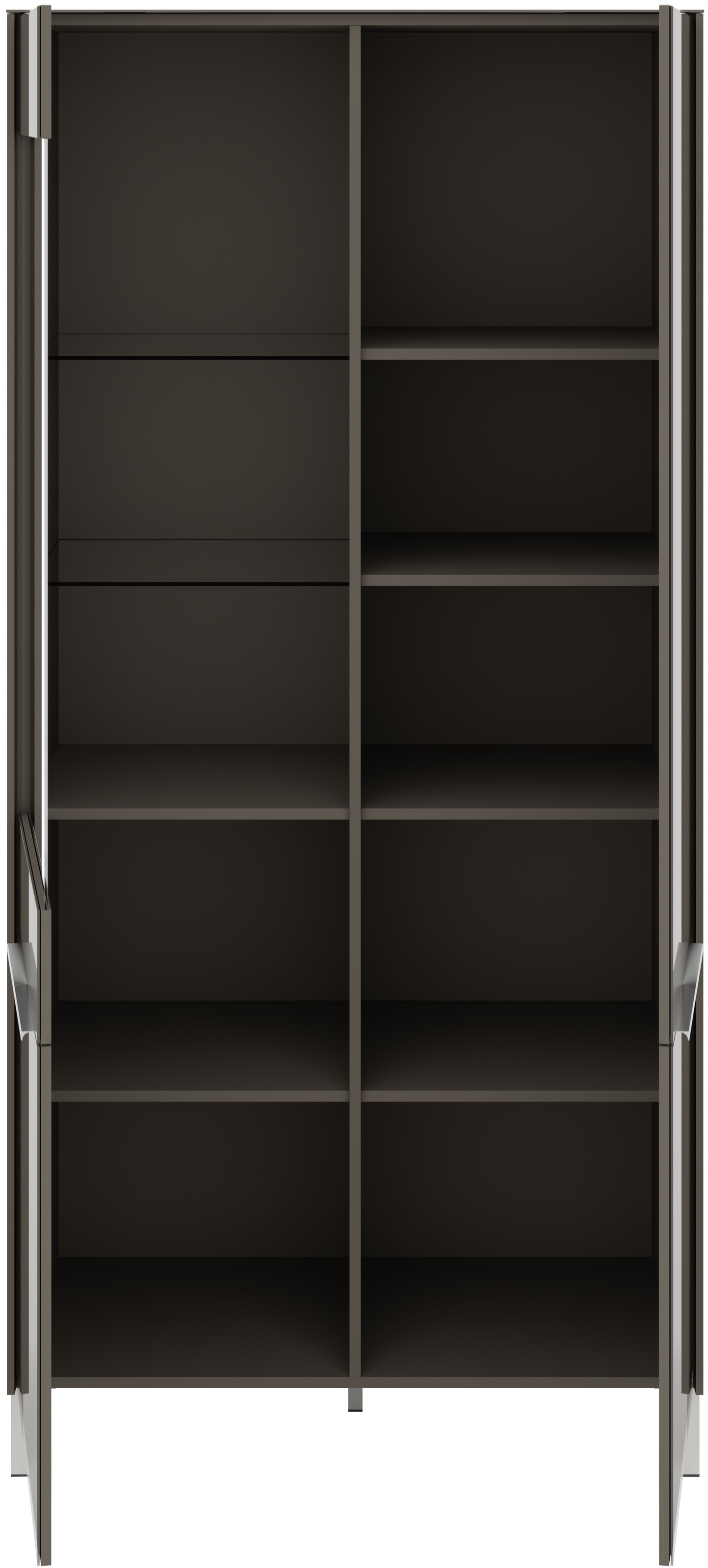 set one by Musterring Standvitrine »Reno« 1 Stk. tlg. Mit Vierkantfuß in diversen Farben, 197 cm Höhe & Farbauswahl