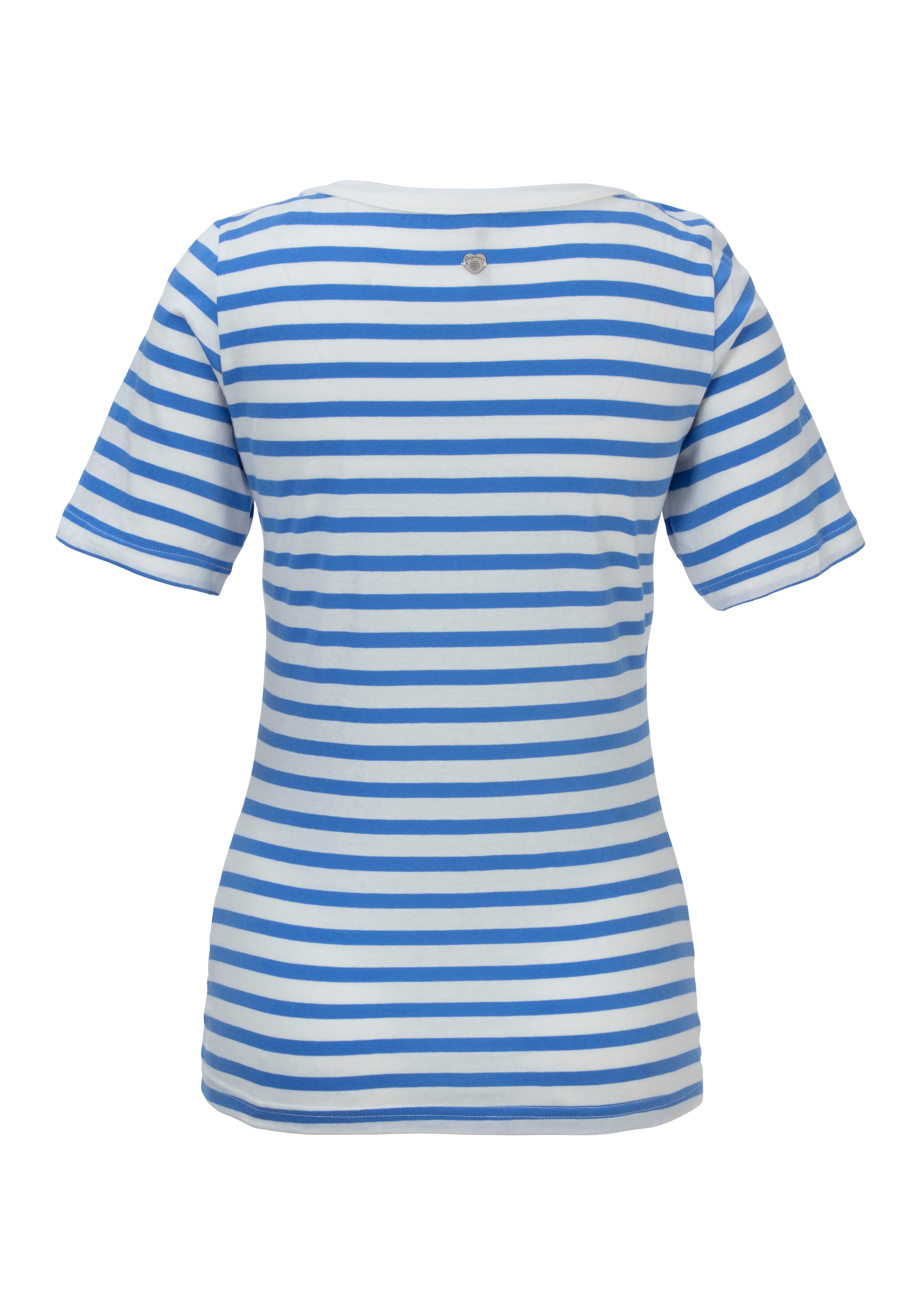 Ragwear Kurzarmshirt »AGATTKA MARINA TOP«, maritimes Streifen Design