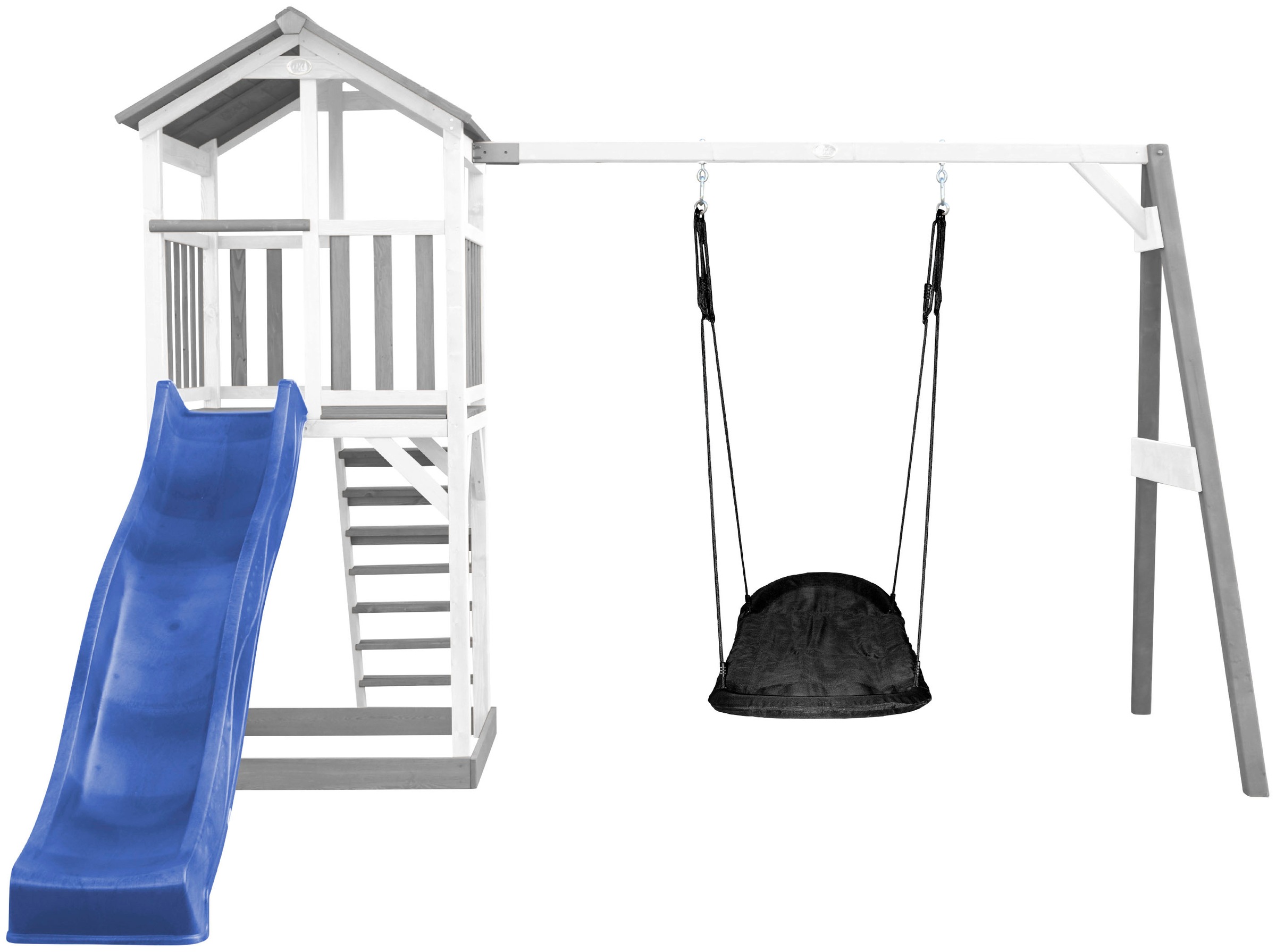 AXI Spielturm »Beach Tower«, mit Roxy Nestschaukel und Rutsche