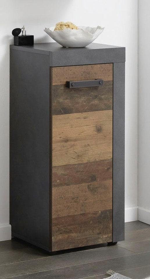INOSIGN Unterschrank »Ilana«, Badschrank im modernen Industrial Style - Maße (B/T/H) 36/31/81 cm