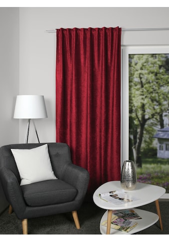 HOME WOHNIDEEN Vorhang »THERMO«, (1 St.), Chenille-Thermoschal Uni kaufen
