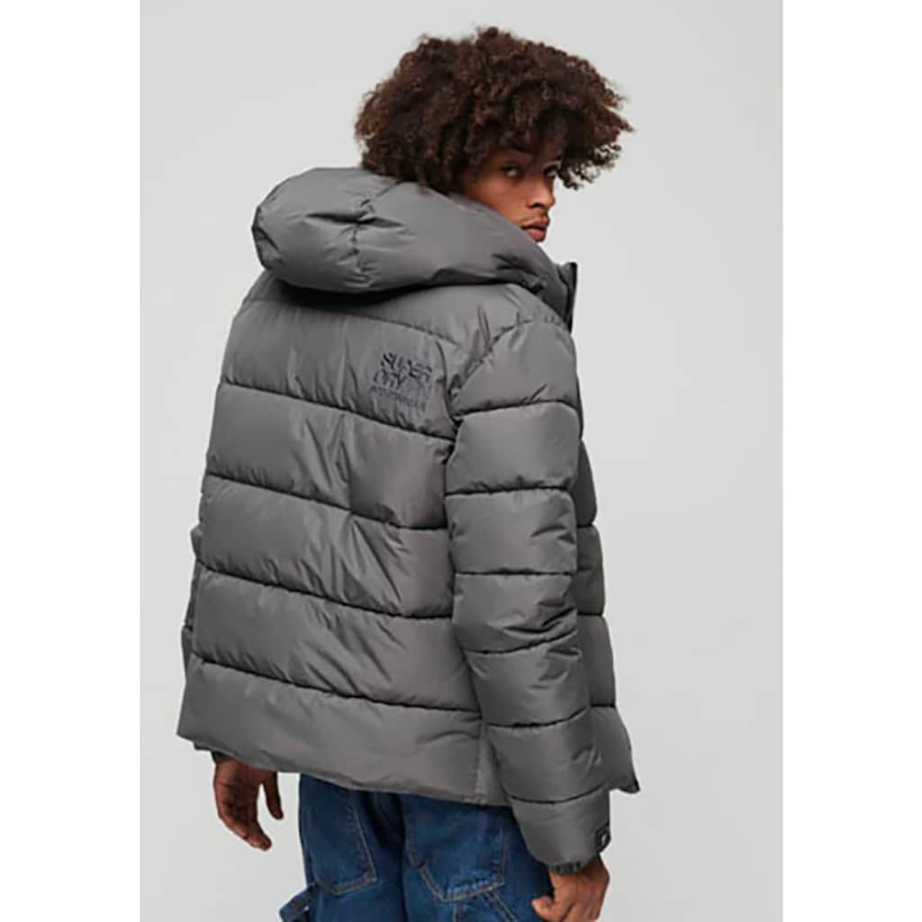 Superdry Steppjacke »HOODED SPORTS PUFFR JACKET«, mit Kapuze