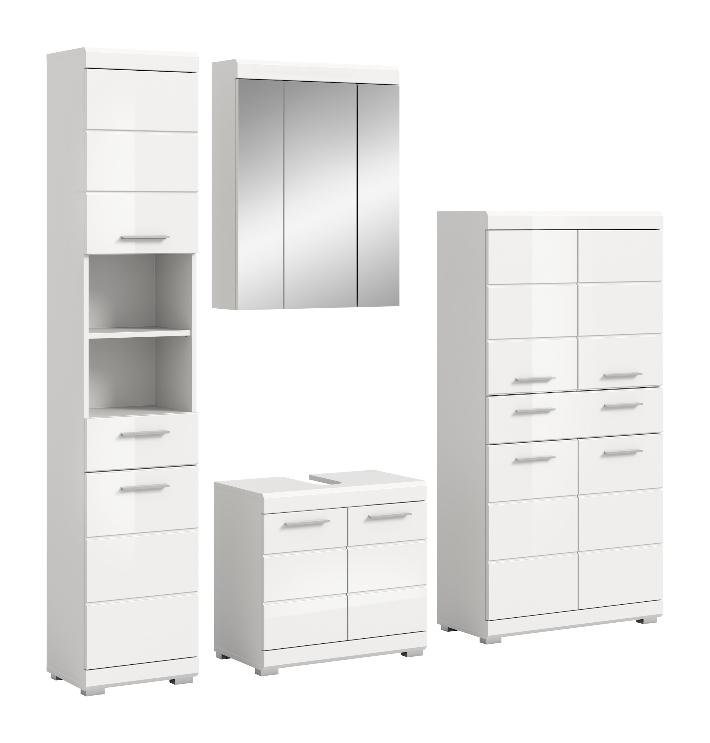 INOSIGN Badmöbel-Set »Siena, 4 teilig, bestehend aus:« Set, TOPSELLER!, 4 S günstig online kaufen