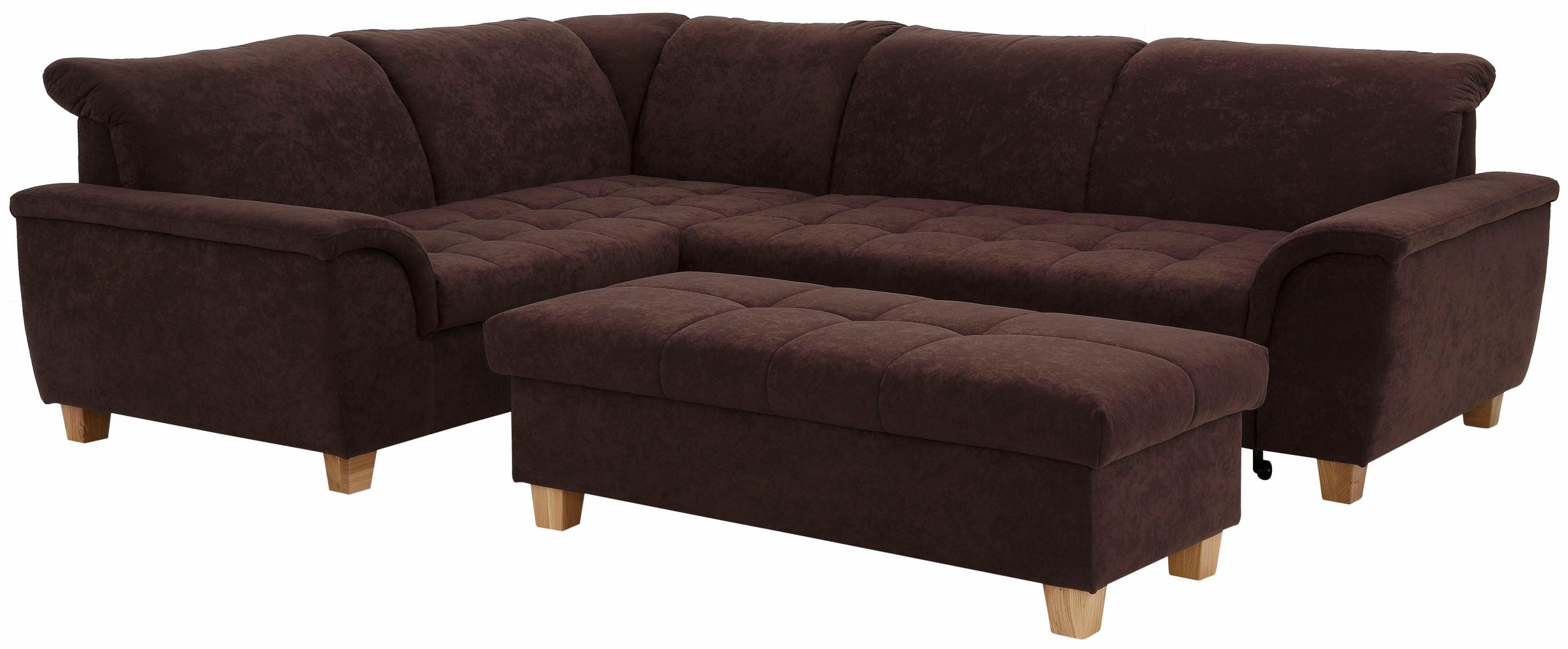 Home affaire Ecksofa »Lyla fester Sitzkomfort, bequeme Armlehnen, Breite 27 günstig online kaufen