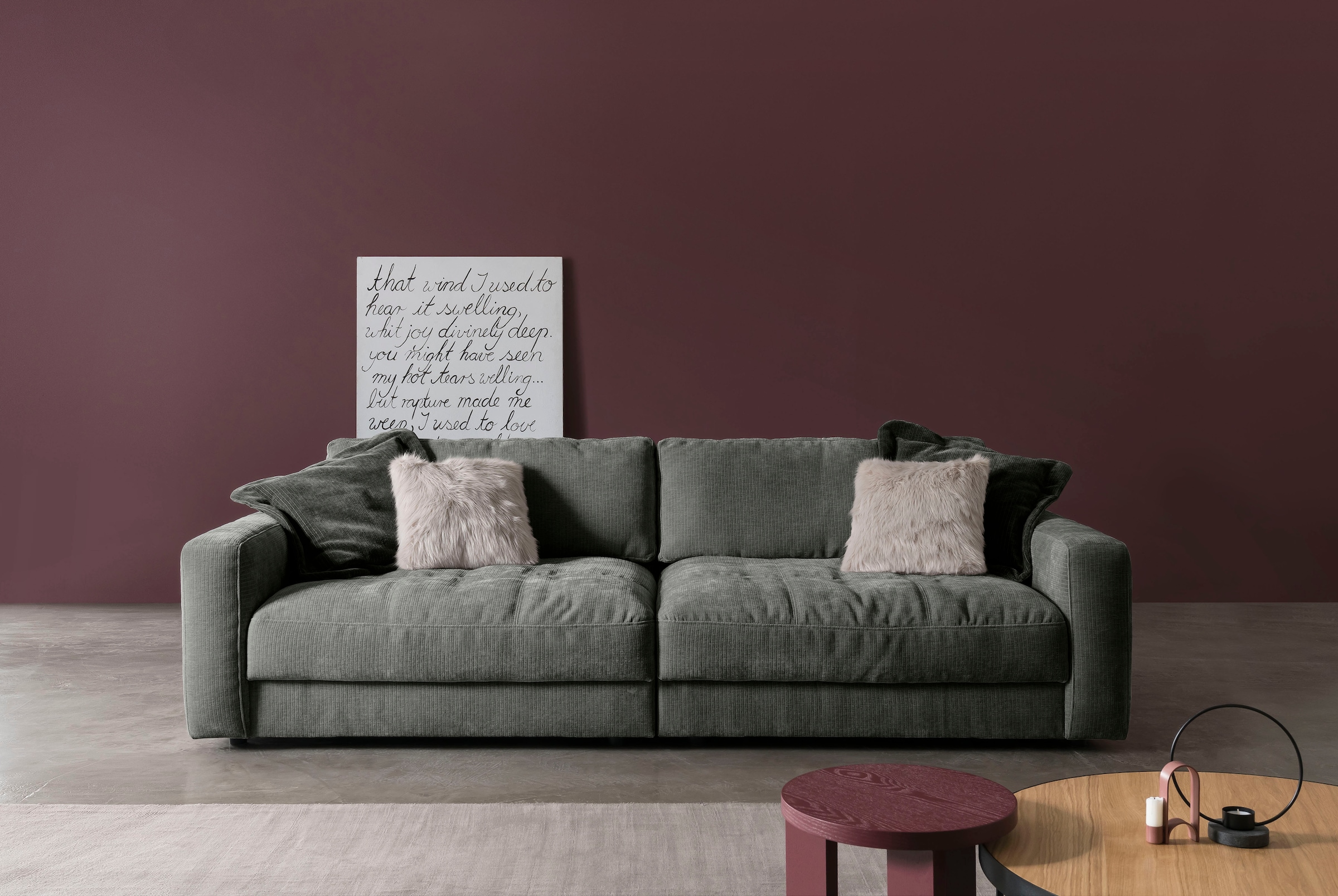 BETYPE Big-Sofa »Be Comfy«, legerer Sitzkomfort, wahlweise mit manueller Si günstig online kaufen