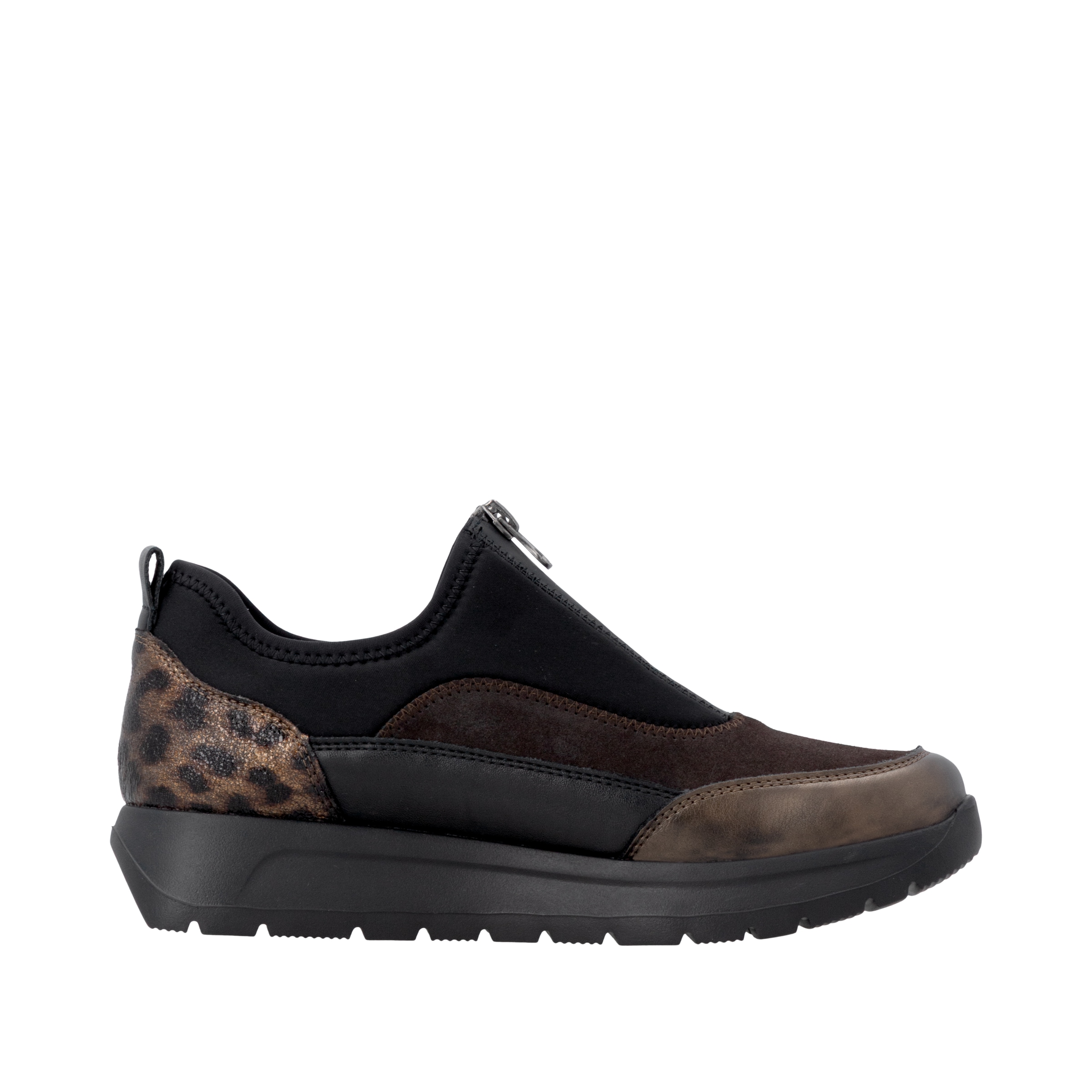 Remonte Slip-On Sneaker  Casual-Schlupfschuh, Slipper mit Reißverschluss vorne