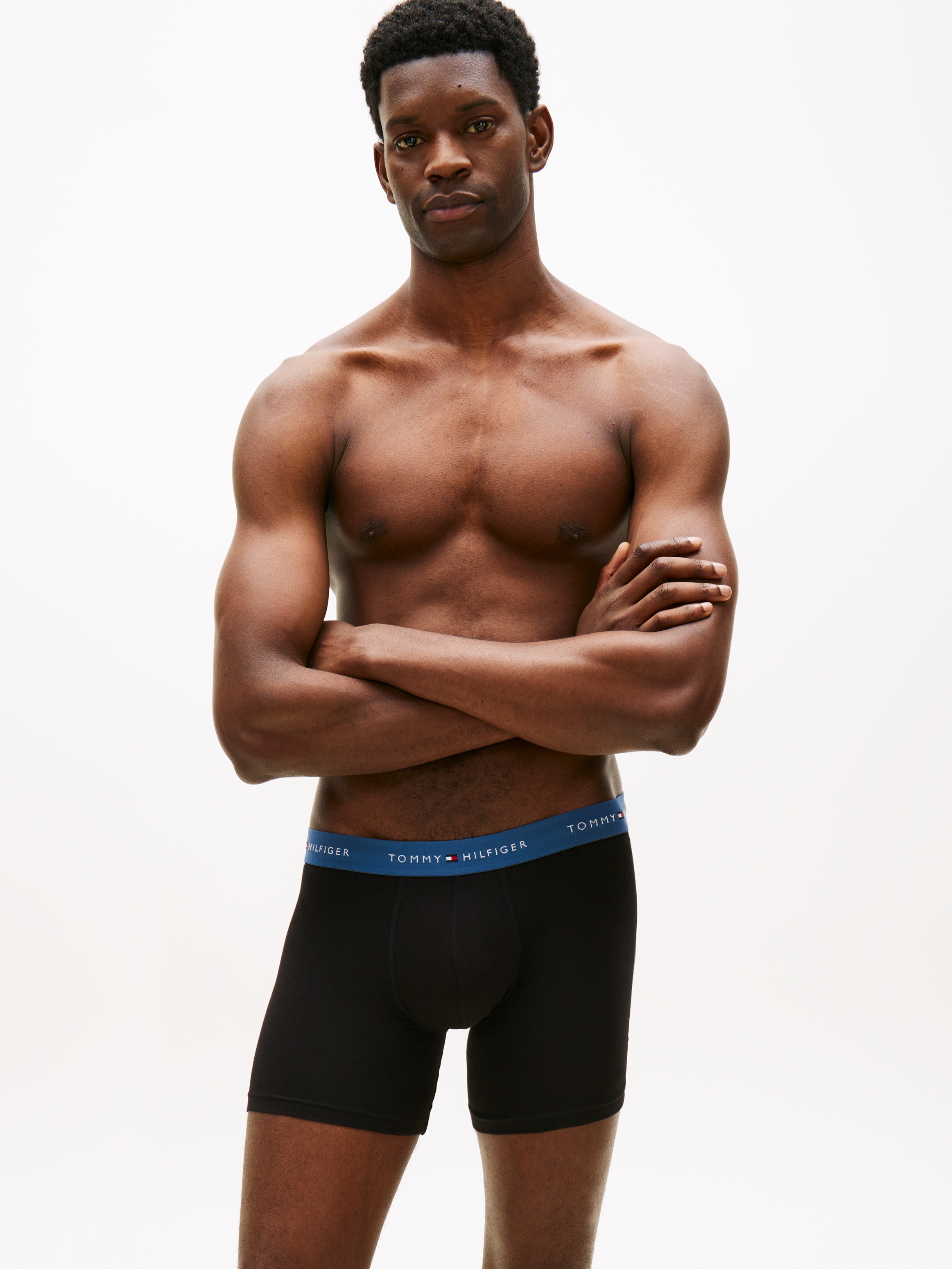 Tommy Hilfiger Underwear Boxer 3 Stk. Körpernahe Passform mit elastischem Bund