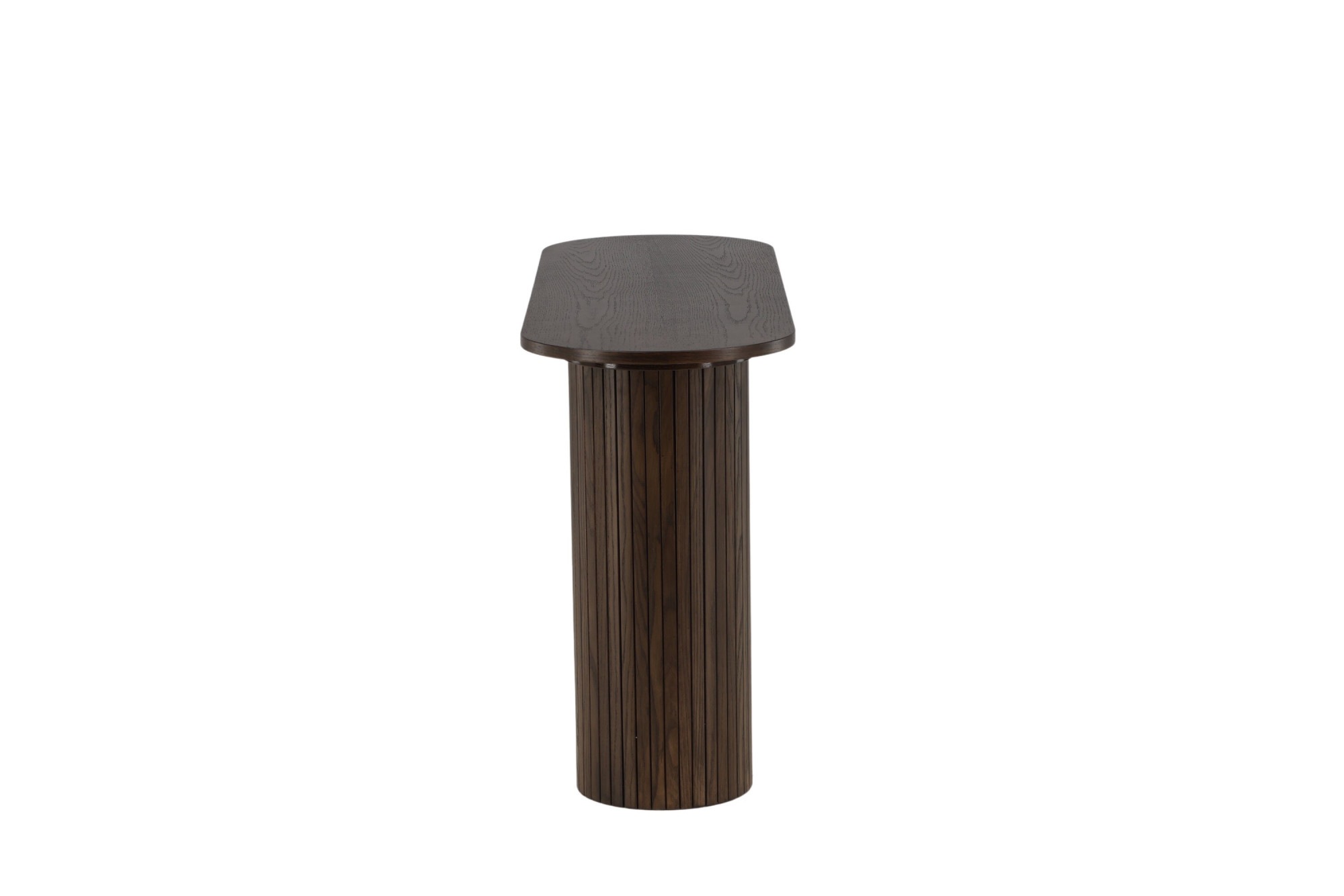 Venture Home Beistelltisch »Bianca, ovaler Konsolentisch mit Holzfurnier-Optik, 130 × 40 cm« Ablagetisch, Furnier, oval, hoch, geräumig, edel