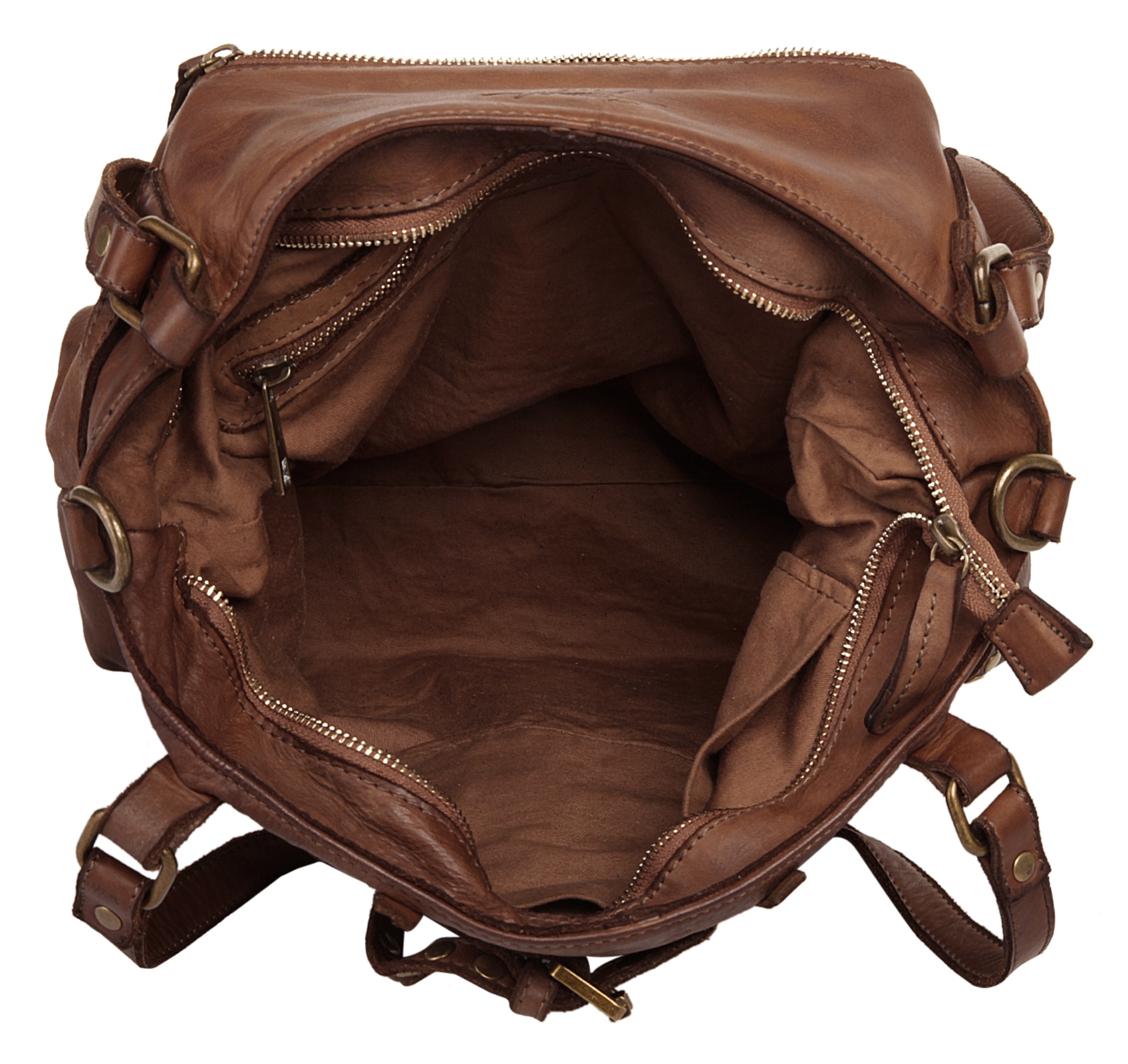 Samantha Look Shopper, echt Leder, Made in Italy