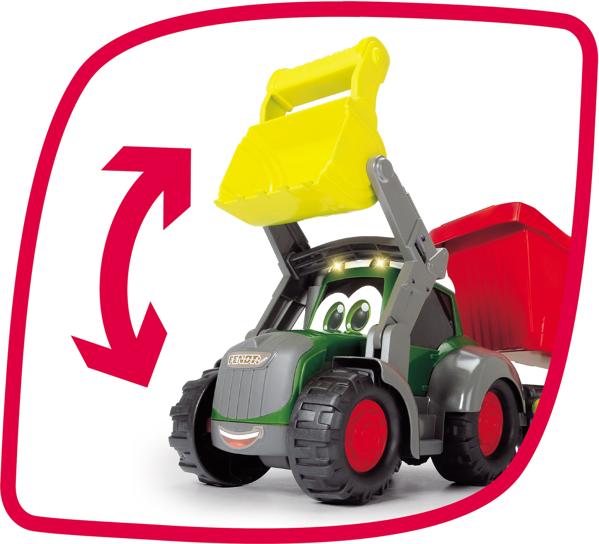 ABC Spielzeug-Traktor »Fendti Farm Trailer«, mit Licht und Sound