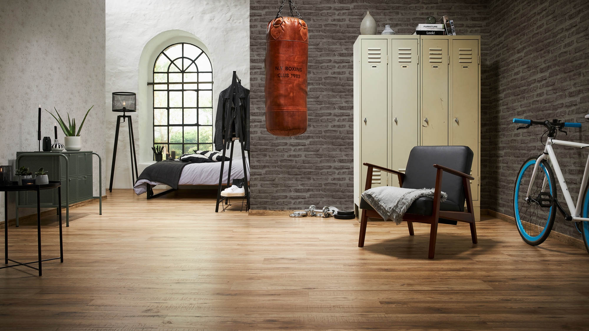 living walls Vliestapete »New Walls Loft Living in Vintage Backstein Optik«, gemustert-Motiv-abstrakt, Tapete Stein Tapeten Wohnzimmer Schlafzimmer Küche modern Design Optik