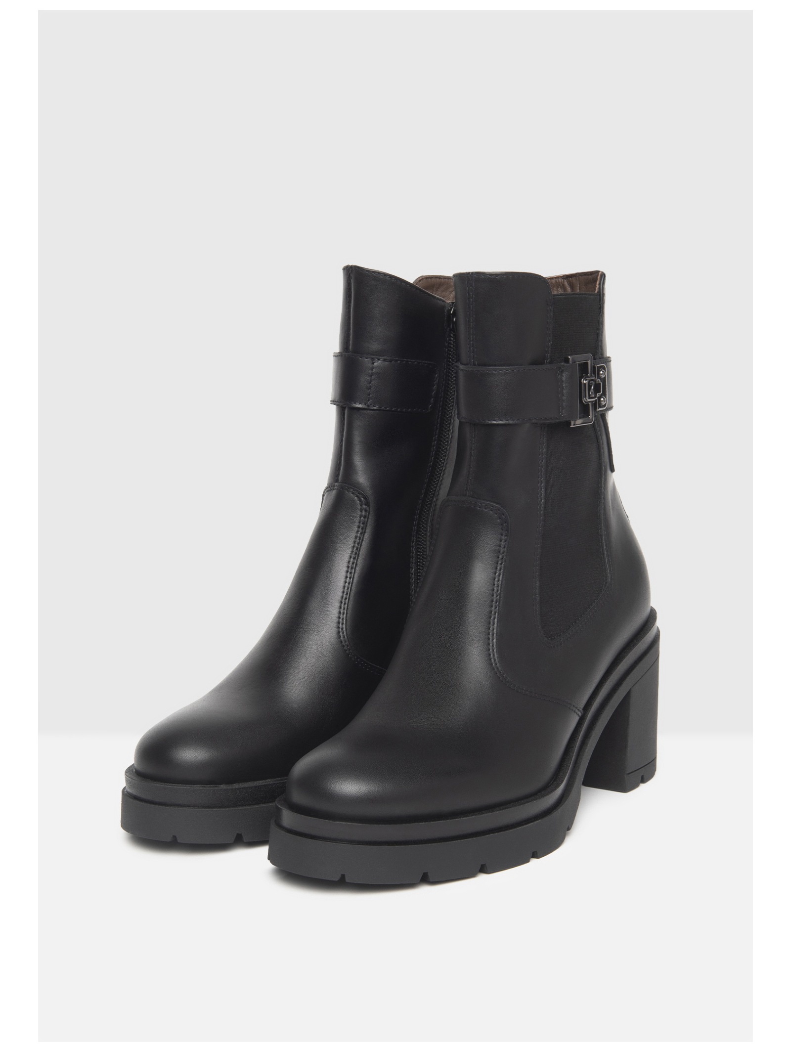 Nero Giardini High-Heel-Stiefelette »Nero Giardini Stiefelette Leder/Textil«