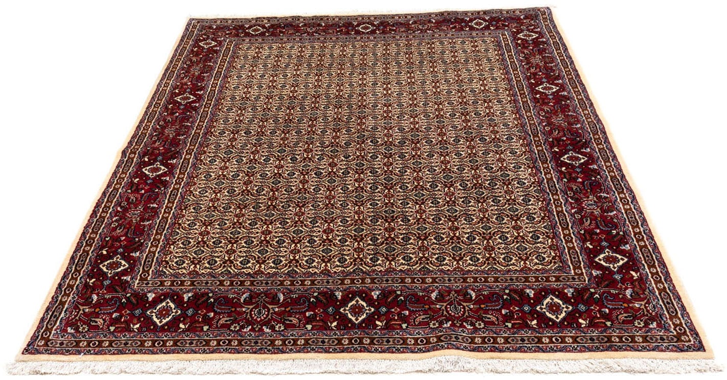 morgenland Wollteppich »Moud Medaillon Beige 246 x 143 cm«, rechteckig, 10 günstig online kaufen