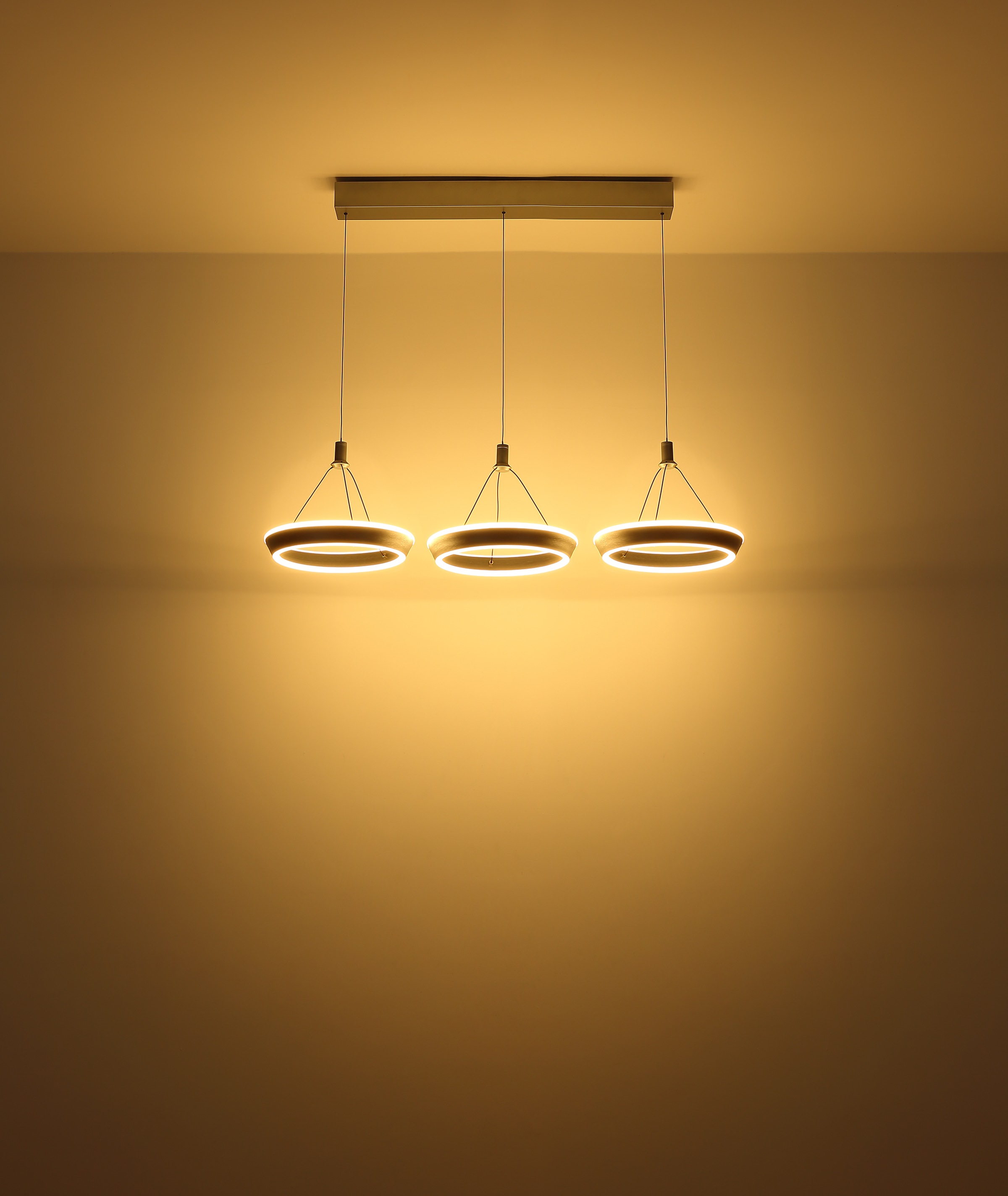 GLOBO LIGHTING LED Pendelleuchte »FERRA«, Leuchtmittel LED-Modul | LED fest integriert, Hängelampe/Hängeleuchte/Wohnzimmer/Esstisch/elegant