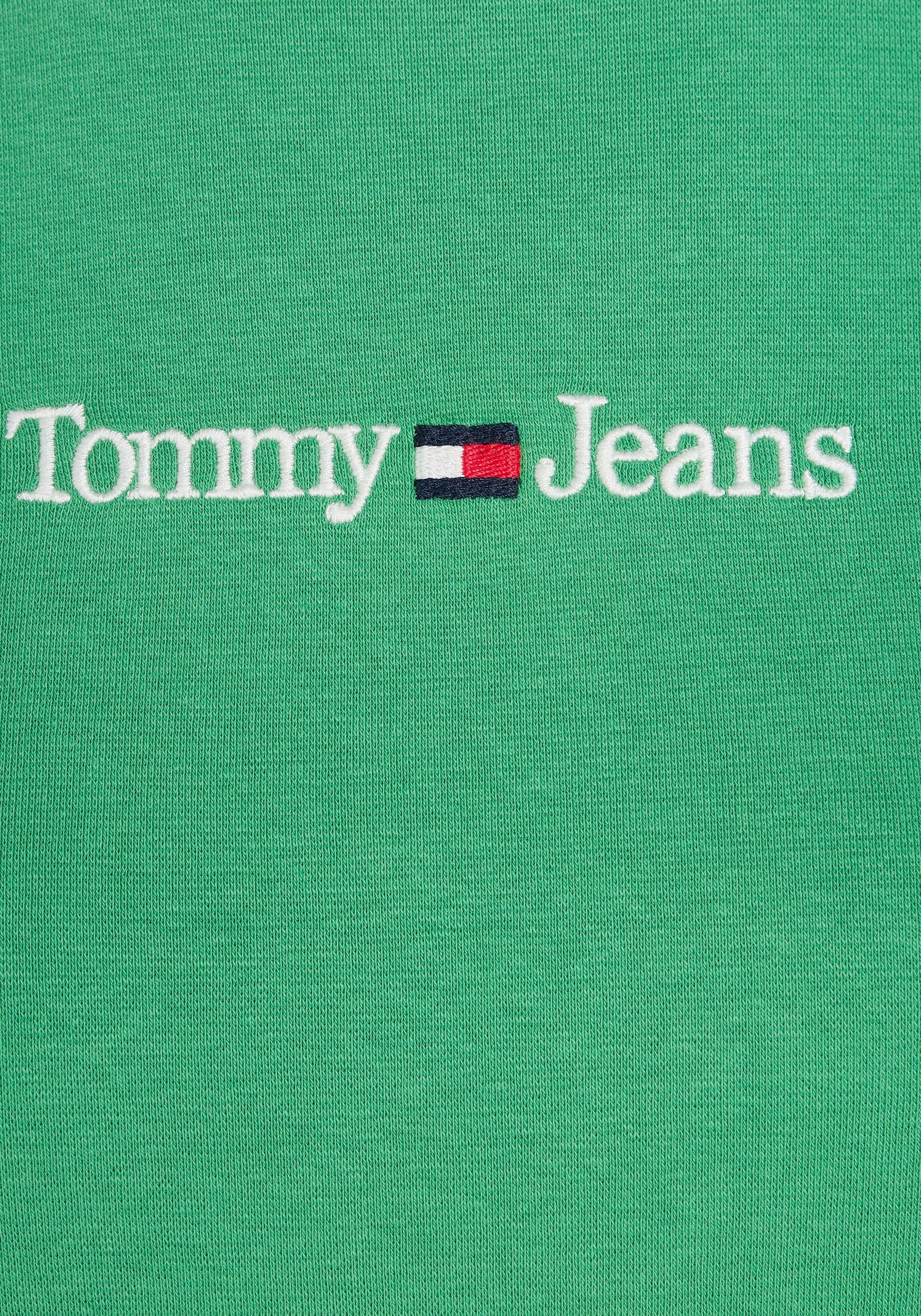 Tommy Jeans Kurzarmshirt »TJW BABY SS«, dezenten online Stickereien LINEAR Jeans Tommy mit bei SERIF