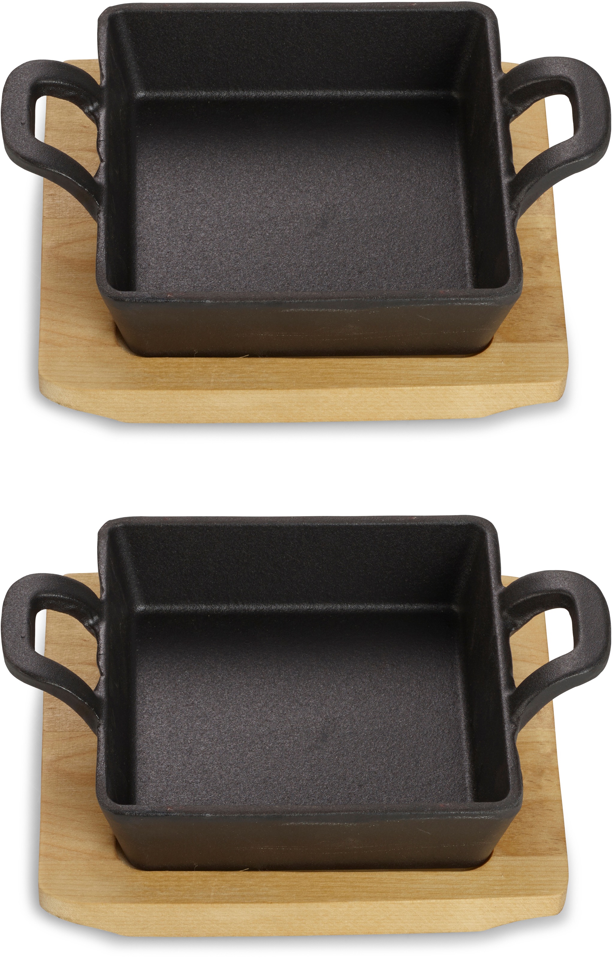 ECHTWERK Servierpfanne »2x Quadratische Servierschale« Gusseisen Set, 2 Stk günstig online kaufen