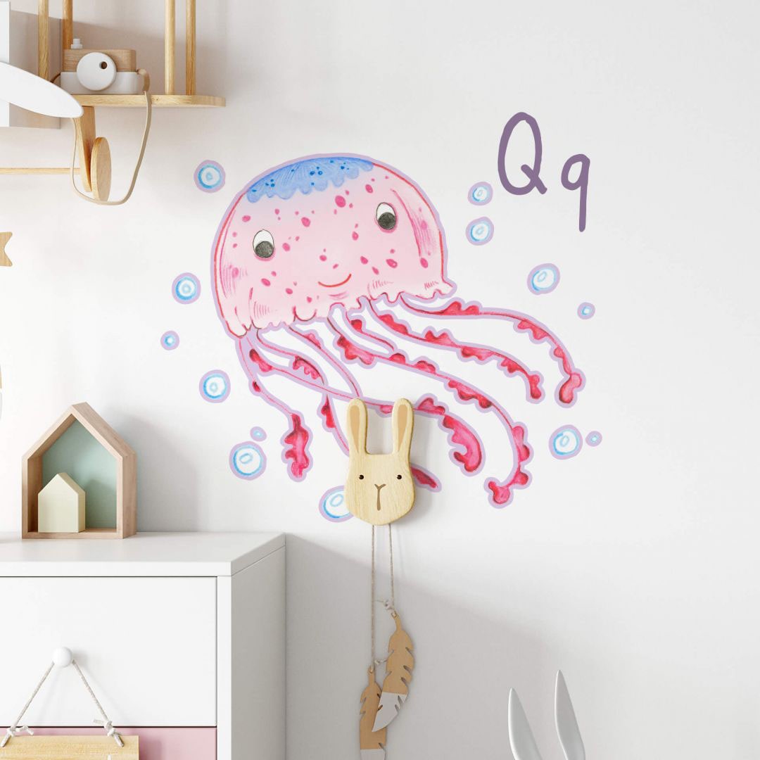 (1 kaufen St.) Q«, Unterwasserwelt »Qualle Wandtattoo Wall-Art online