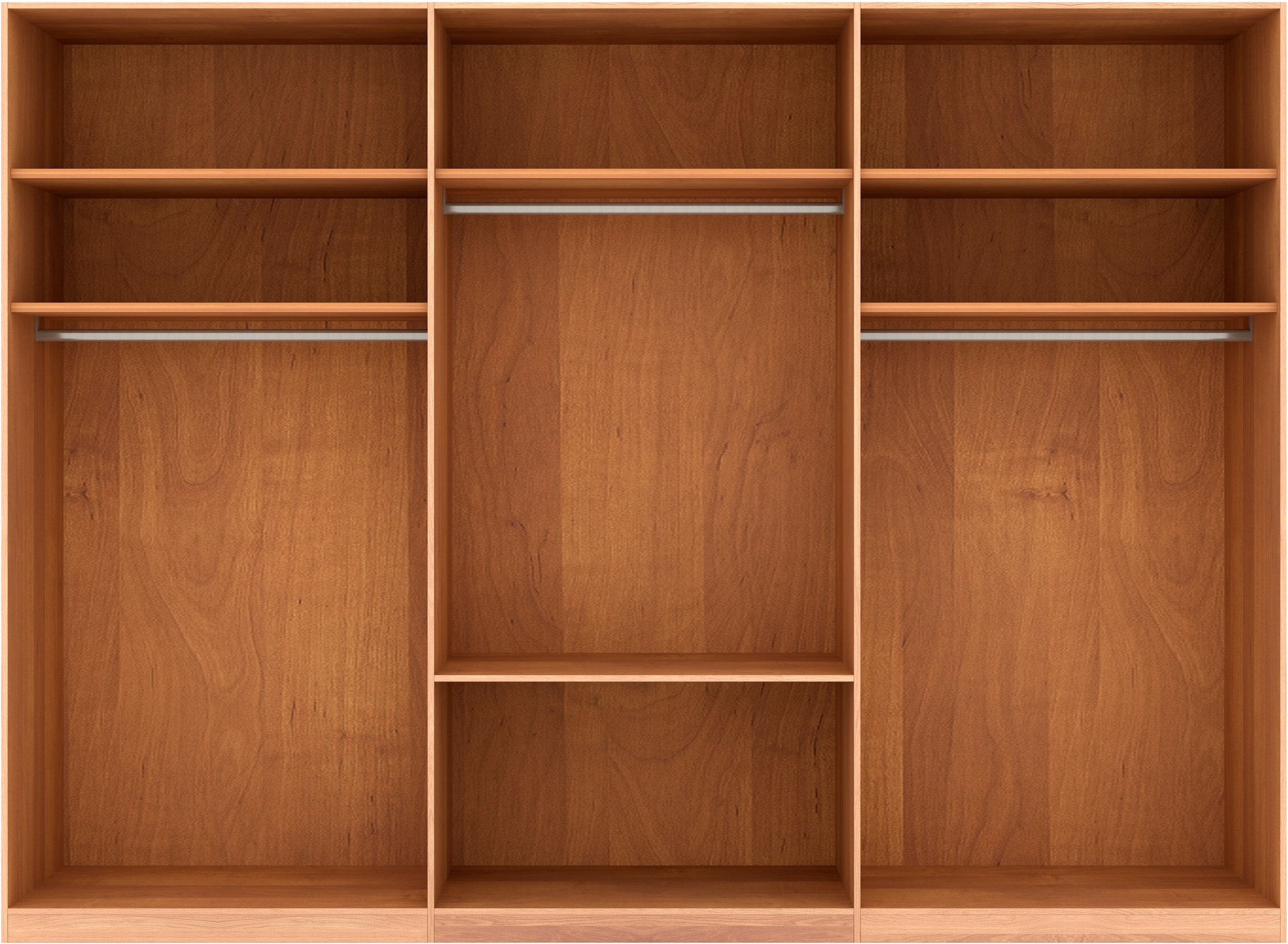 Musterring Drehtürenschrank »Sorrent, Kleiderschrank, teilmassiv Eiche«, (mit Türdämpfern, mit Schubladen, extra Böden, MADE IN GERMANY), Türen in Eiche massiv und als Parsol-Bronze-Spiegel, mit Schubkästen