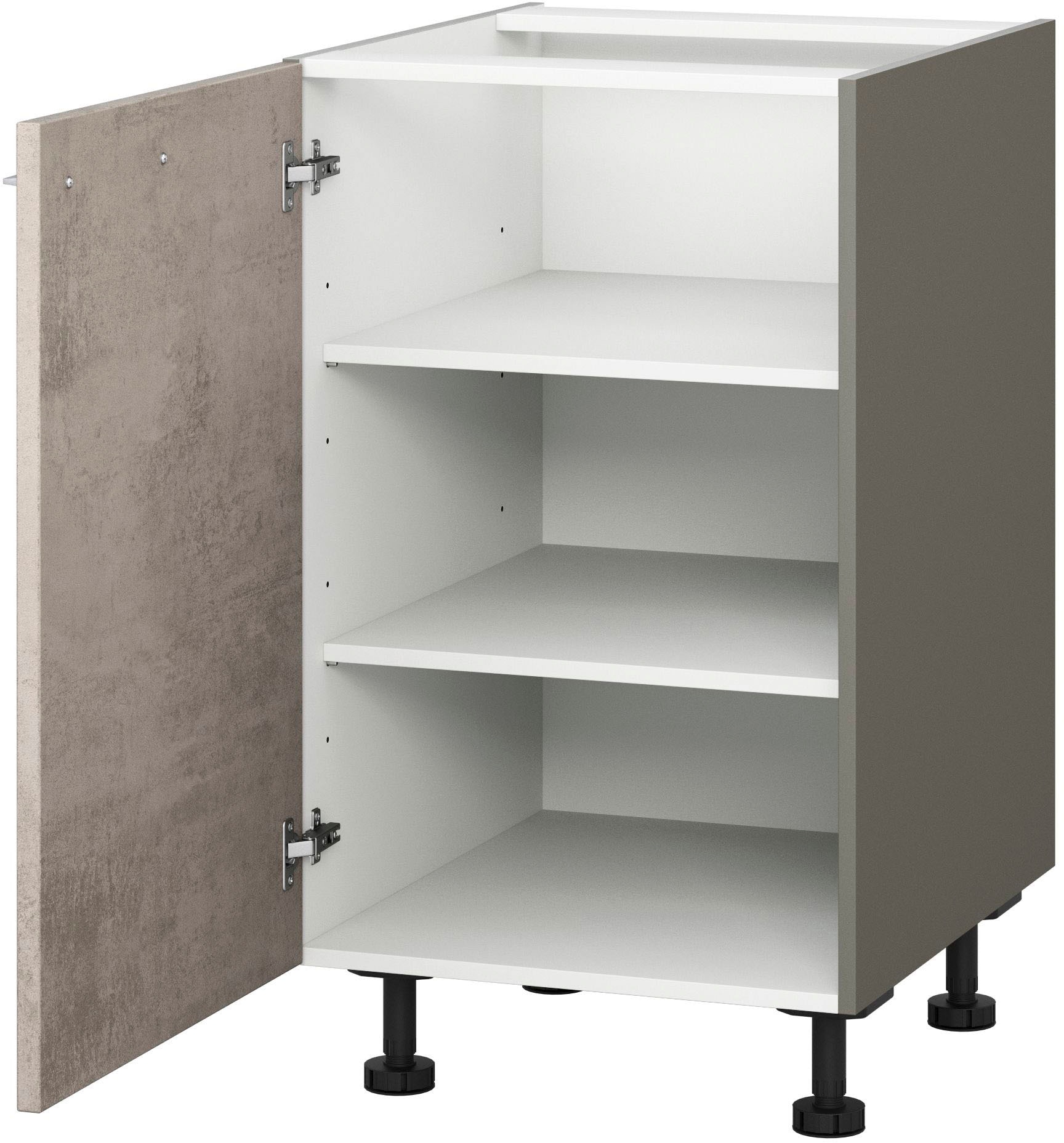 KOCHSTATION Unterschrank "KS-Trea U60" zwei Einlegeböden, Breite 60 cm, Höh günstig online kaufen