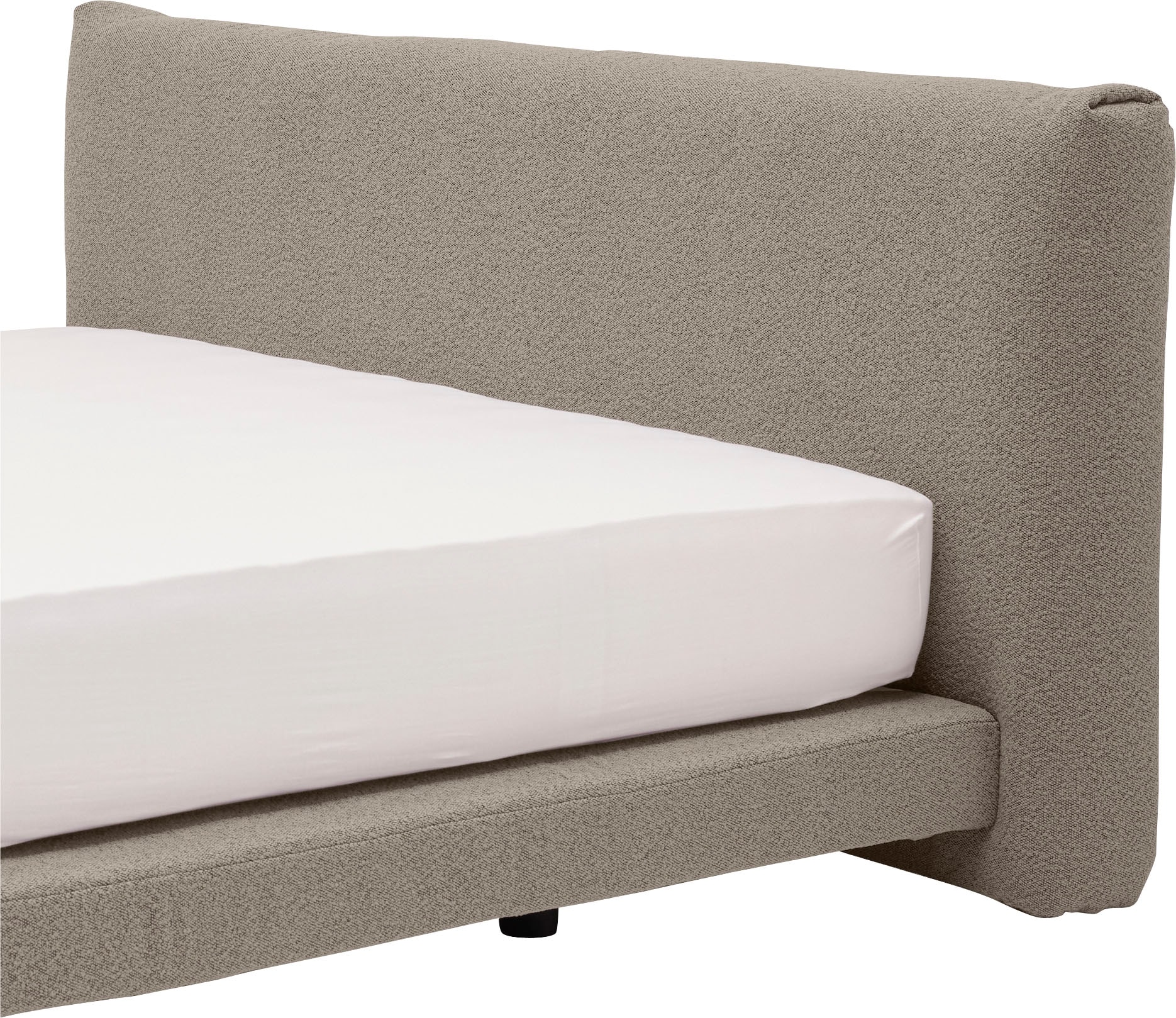 3. Bild von TOM TAILOR HOME Boxspringbett »CLOUD NINE BOX«, in weichem Bouclé-Stoff, Kopfteilhöhe: 94 cm