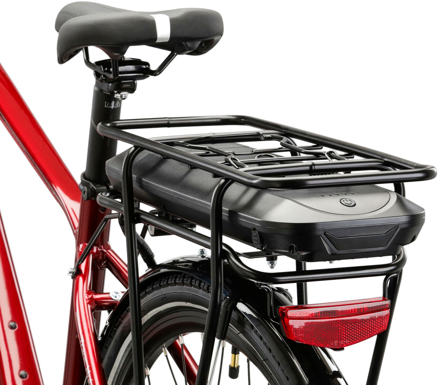 Kross E-Bike »E-Trekkingrad Trans Hybrid EE 28 Zoll rot«, 21 Gang, Shimano, Tourney TX800, Heckmotor 250 W