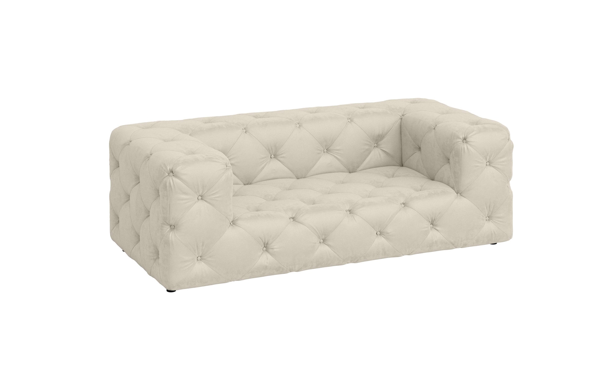 Places of Style 2-Sitzer »FOLLINA«, 2-Sitzer Sofa mit klassischer Chesterfield-Knopfheftung