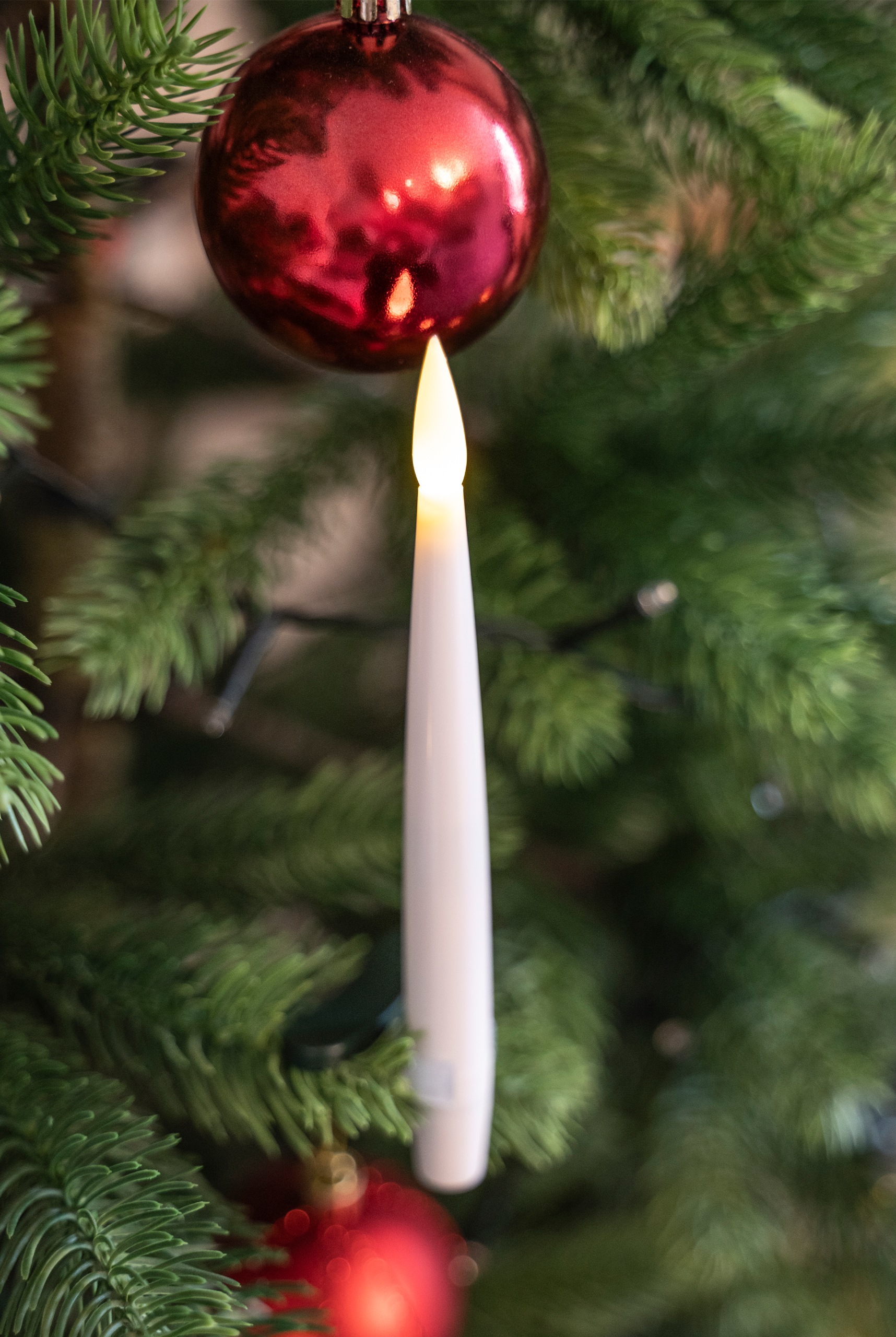 my home LED Dekolicht »LED Kerzen Nurvo« LED-Modul 10 Stk. Warmweiß Verstellbare Clips