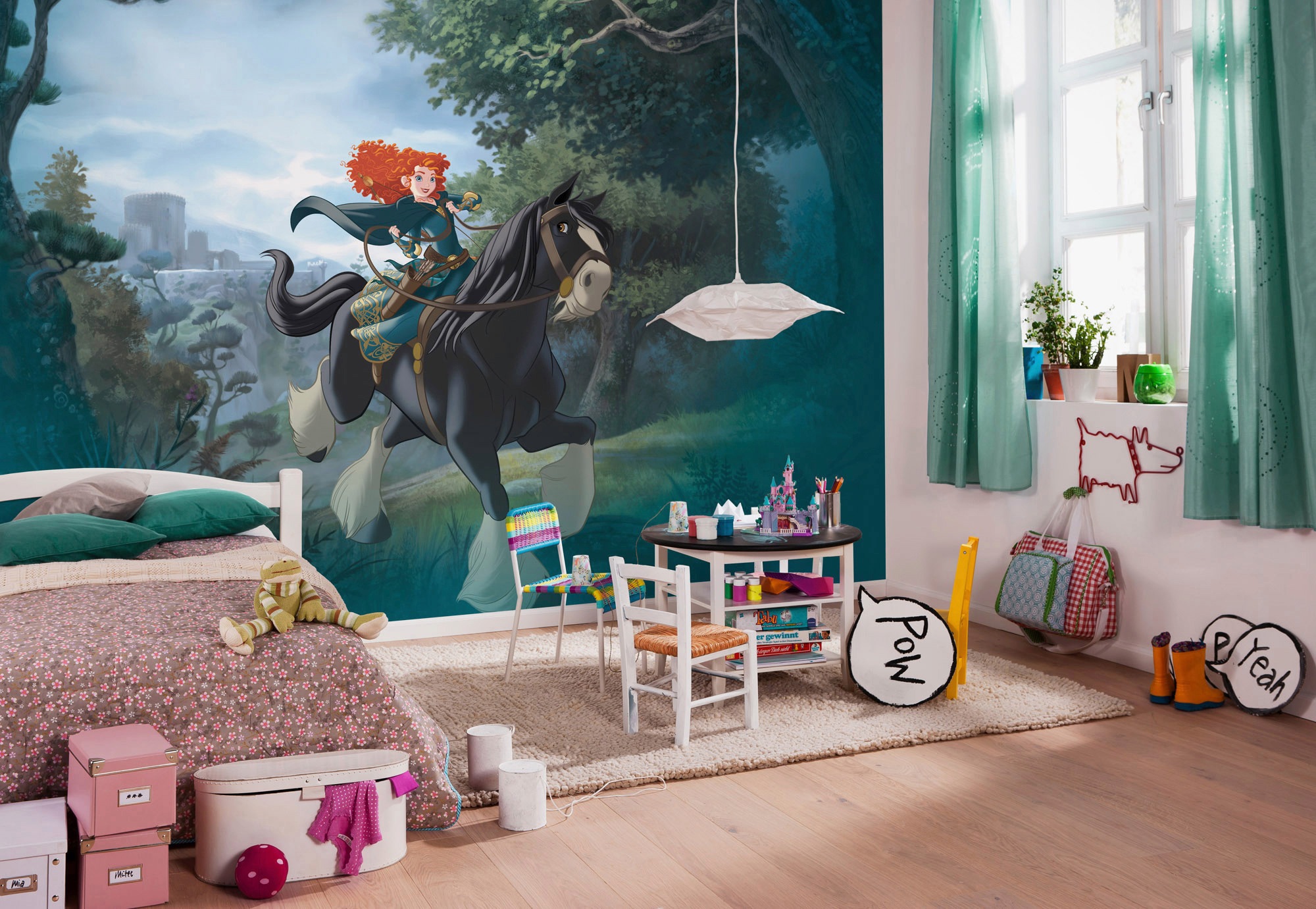 Komar Vliestapete »Merida Riding«, 400x280 cm (Breite x Höhe) günstig online kaufen