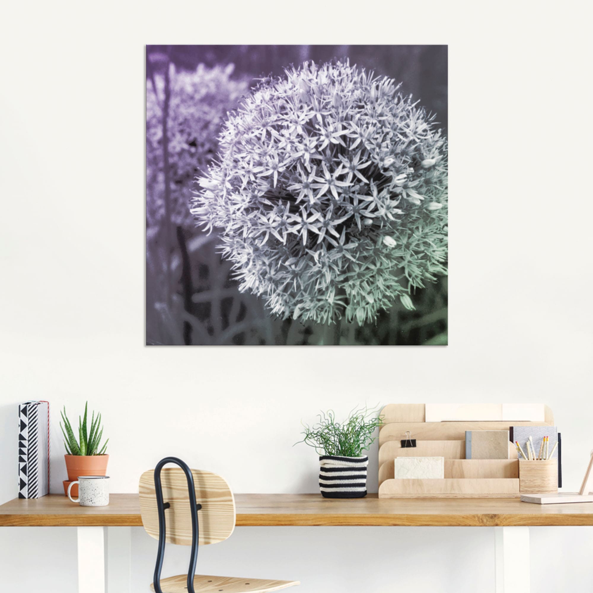 Artland Wandbild »Lila Sensation I«, Blumen, (1 St.), als Alubild, Outdoorbild, Leinwandbild, Poster, Wandaufkleber